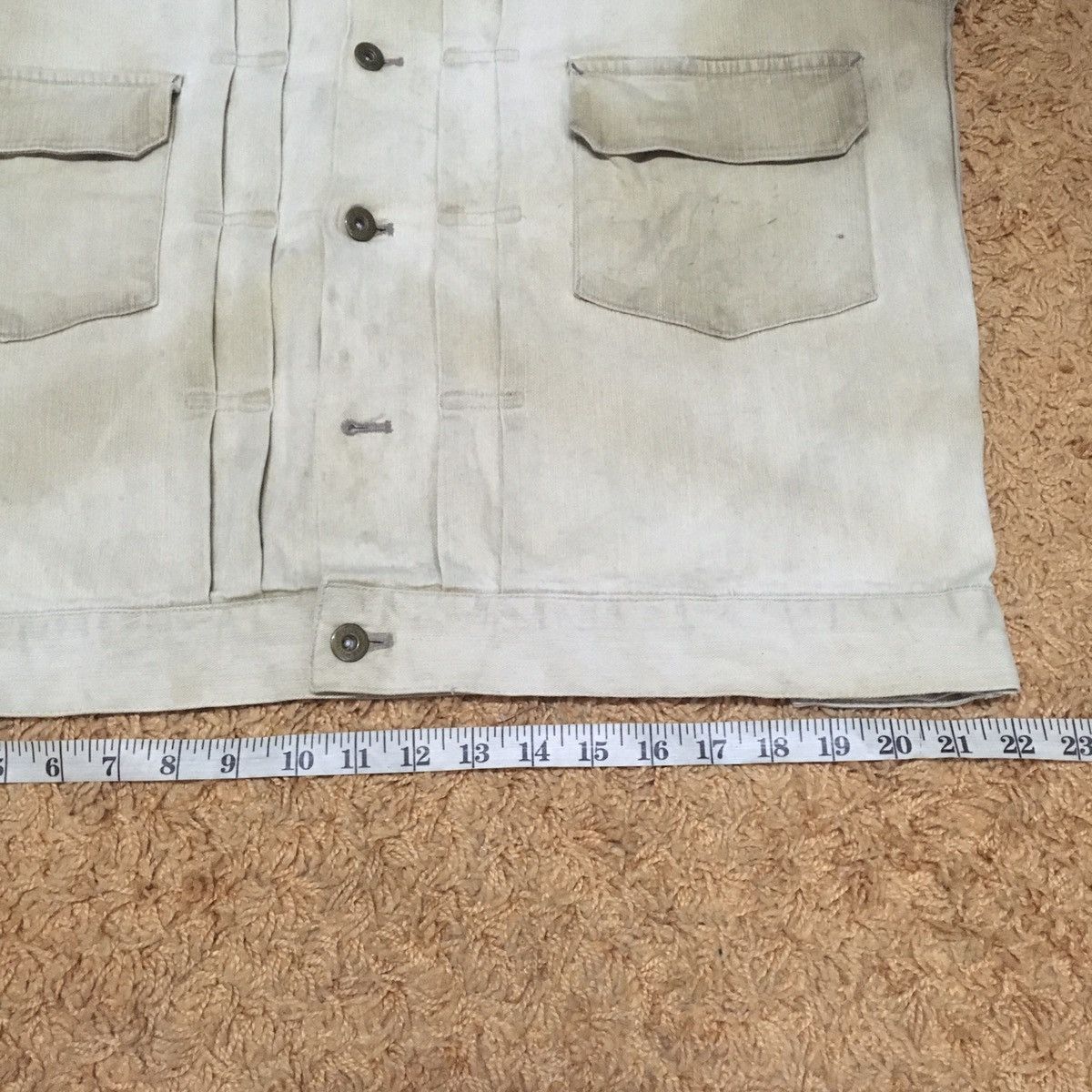Kansai Yamamoto Kansai Yamamoto Jeans distressed Denim jacket Size US XL / EU 56 / 4 - 15 Thumbnail