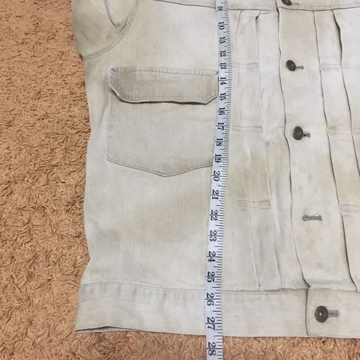 Kansai Yamamoto Kansai Yamamoto Jeans distressed Denim jacket Size US XL / EU 56 / 4 - 14 Thumbnail