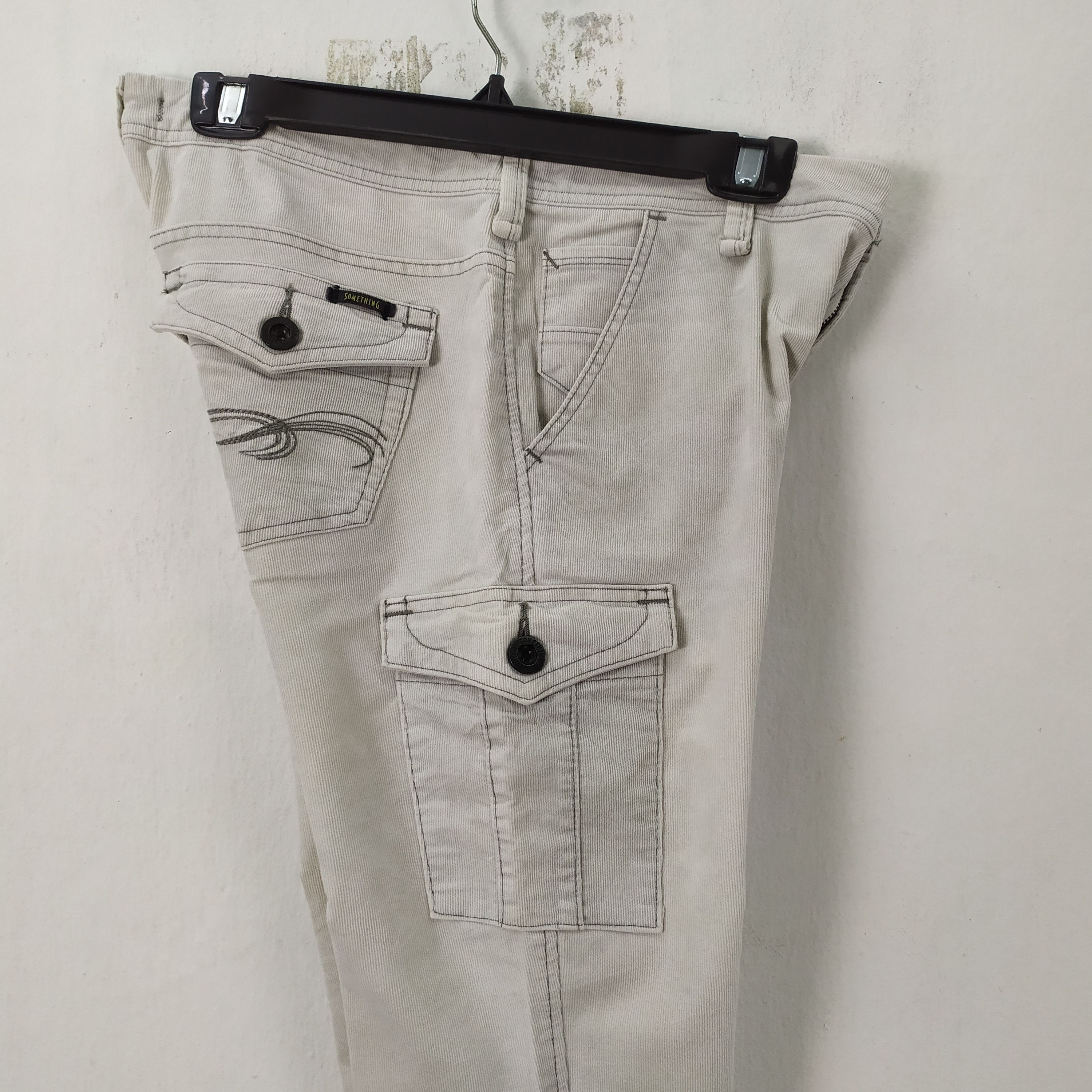 Japanese Brand × Vintage SOMETHING FADED White CARGO PANTS/TACTICAL PANTS Size US 29 - 8 Thumbnail