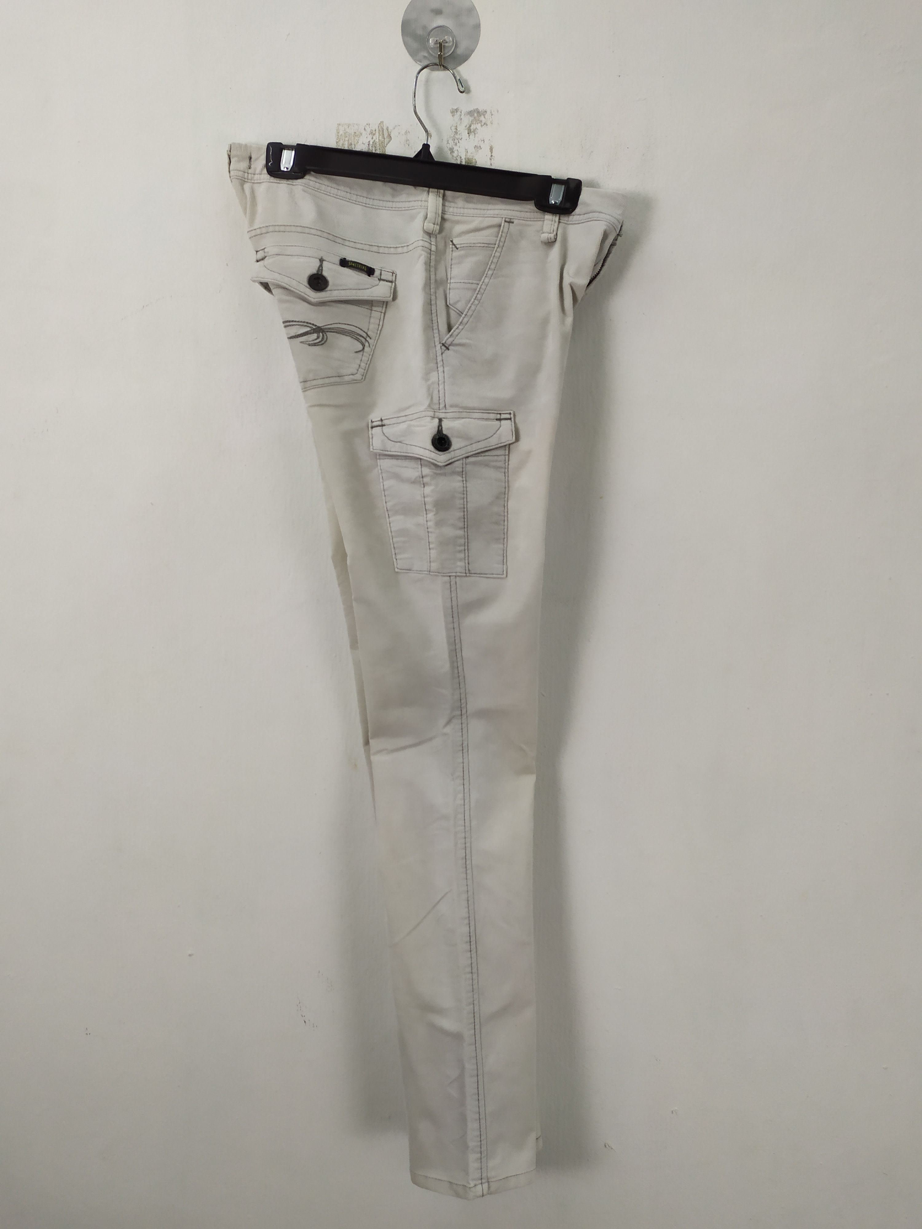 Japanese Brand × Vintage SOMETHING FADED White CARGO PANTS/TACTICAL PANTS Size US 29 - 9 Thumbnail