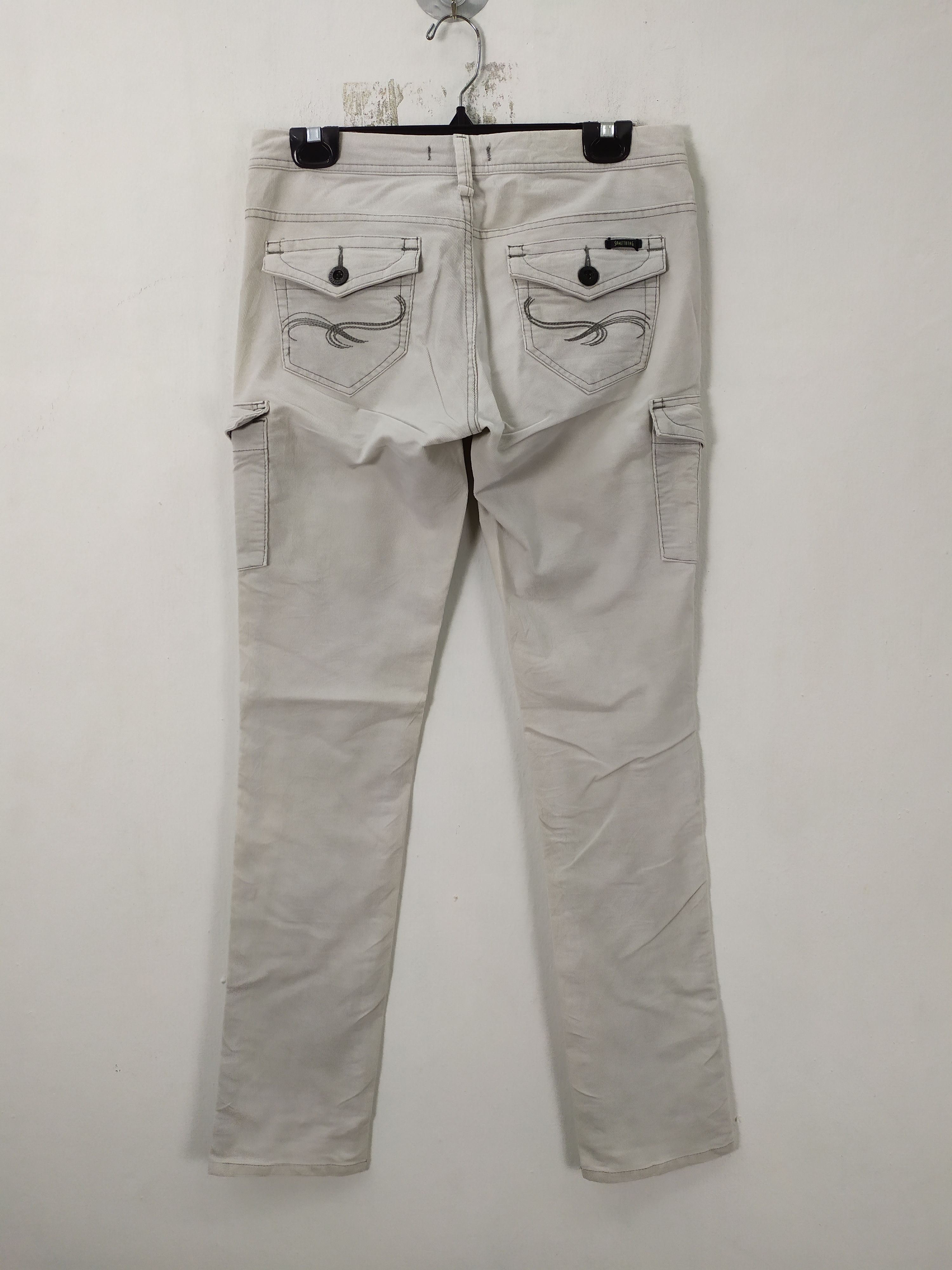 Japanese Brand × Vintage SOMETHING FADED White CARGO PANTS/TACTICAL PANTS Size US 29 - 13 Thumbnail