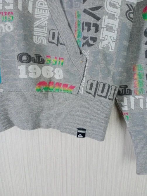Quiksilver Rare Vintage Quiksilver Full Print Zip Hoodie Size US L / EU 52-54 / 3 - 6 Thumbnail