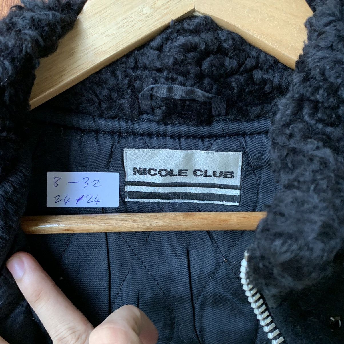 Nicole Club Vintage Nicole Club Leather Sleeve Varsity Jacket Size US M / EU 48-50 / 2 - 8 Thumbnail