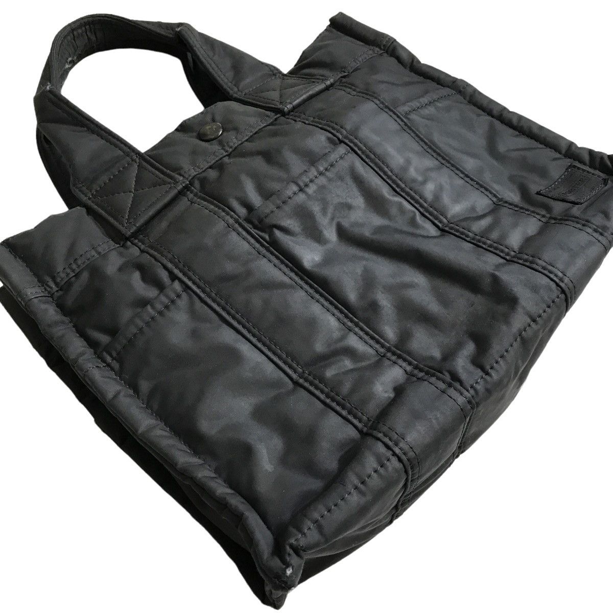 Head Porter × Japanese Brand × Porter Classic Headporter Japan Black Beauty Nylon Mini Tote Bag Size ONE SIZE - 3 Thumbnail