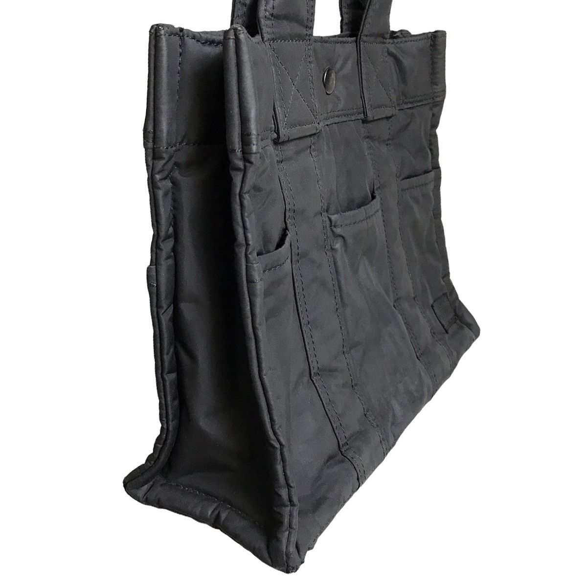 Head Porter × Japanese Brand × Porter Classic Headporter Japan Black Beauty Nylon Mini Tote Bag Size ONE SIZE - 4 Thumbnail