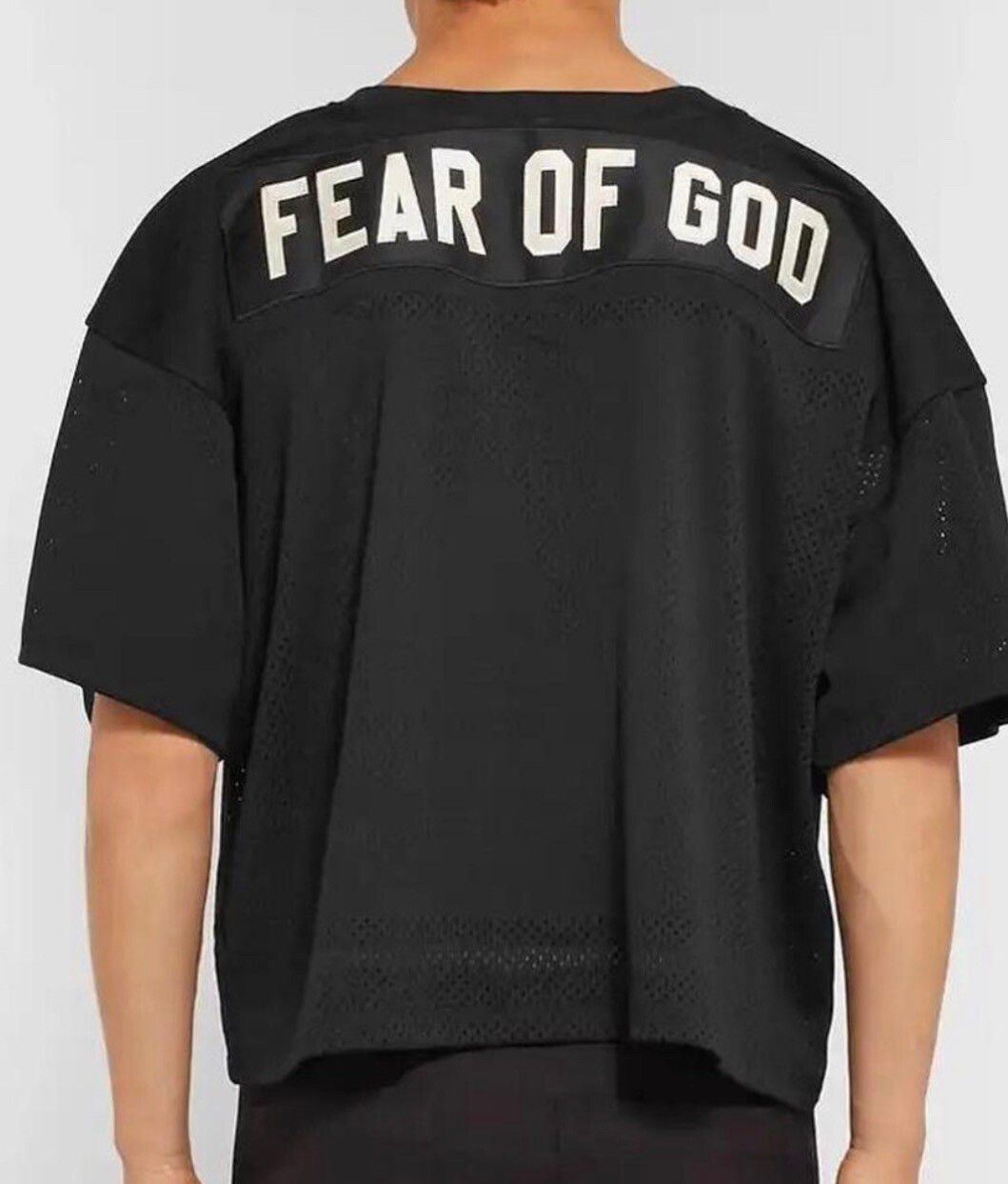 Fear of God FEAR OF GOD 5th collection mesh football jersey | Grailed