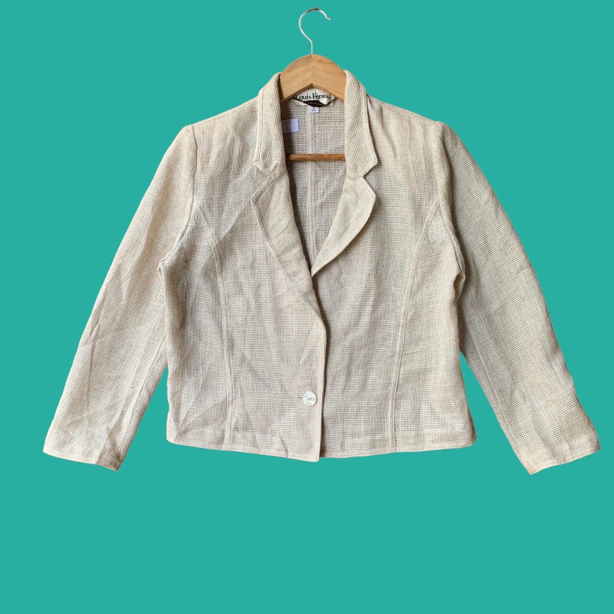Designer × Louis Feraud Louis Feraud white rare jacket Size M / US 6-8 / IT 42-44 - 1 Thumbnail