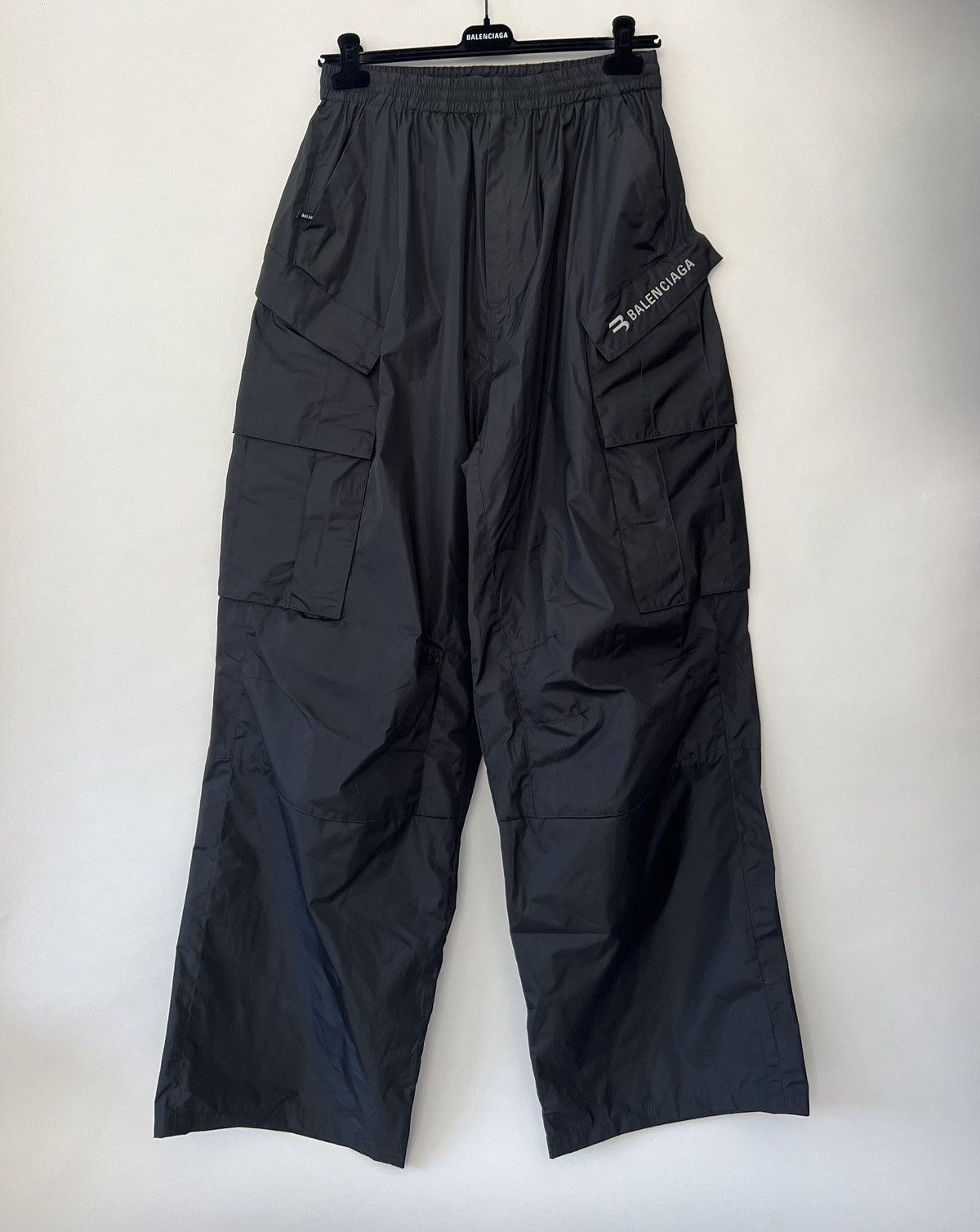 Pre-owned Balenciaga Technical Cargo Pants In Black
