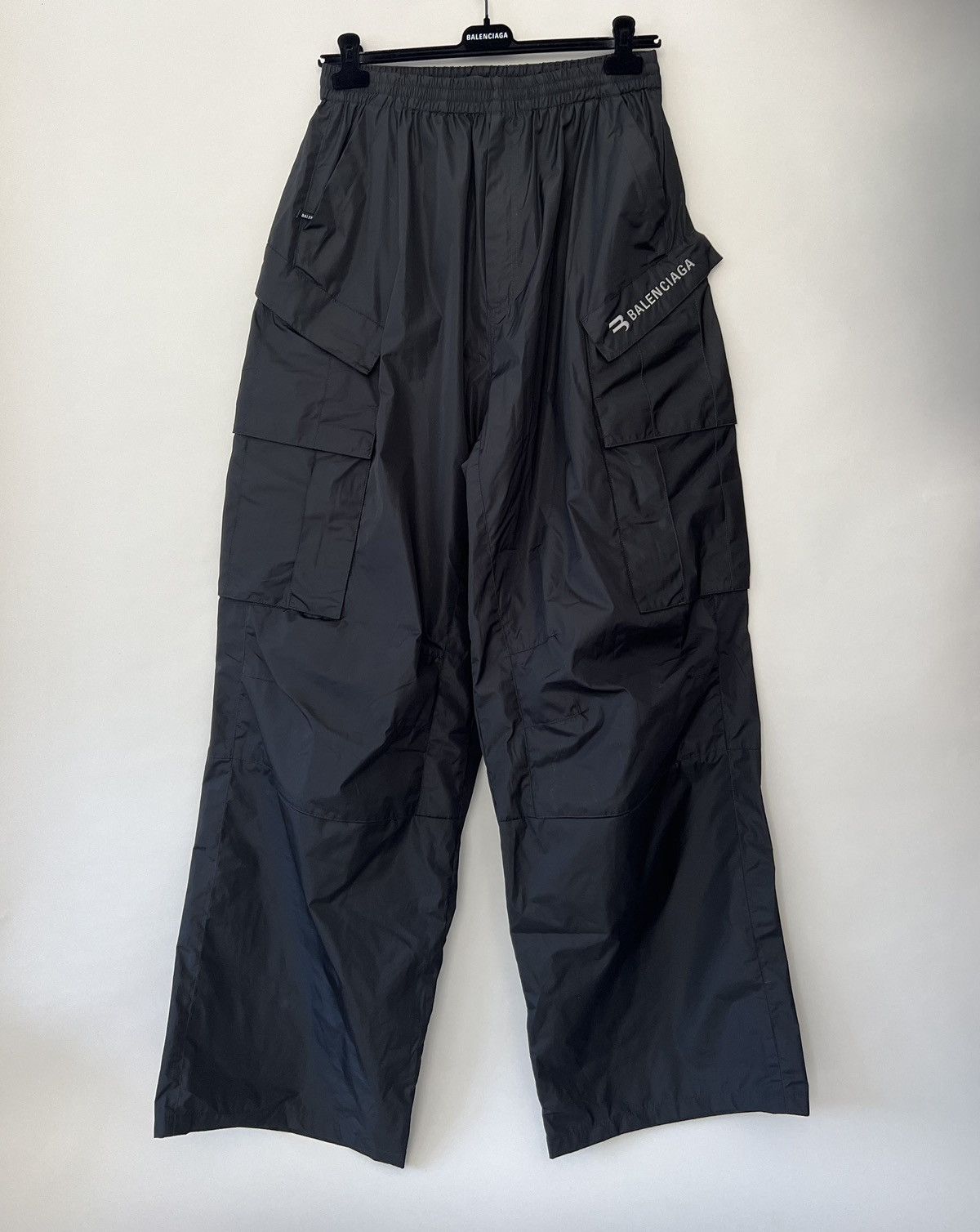 image of Balenciaga Technical Cargo Pants in Black, Men's (Size 30)