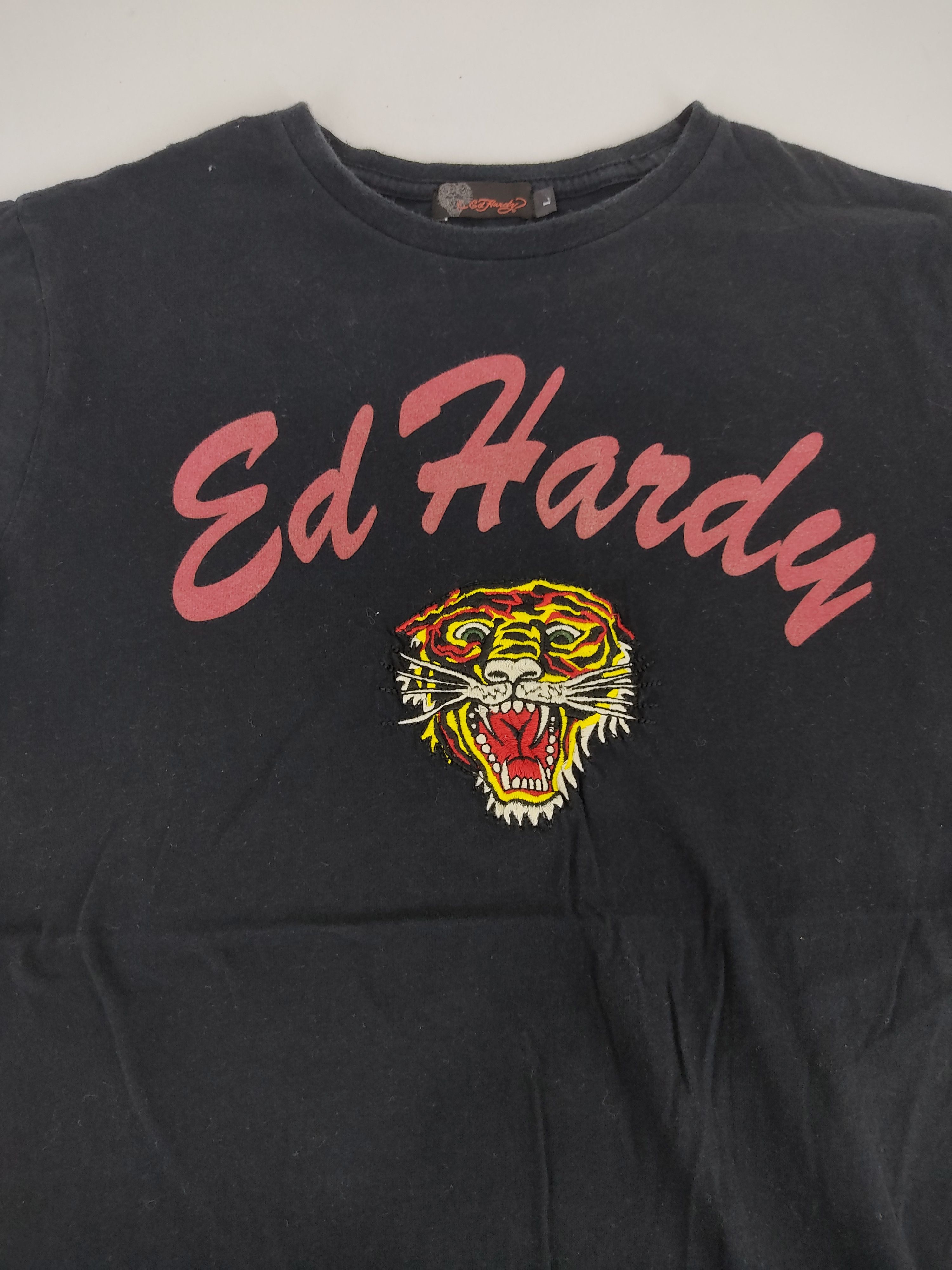 Designer Vtg Ed Hardy By Christian Audigier Tee Art Inspire Designer Size US M / EU 48-50 / 2 - 3 Thumbnail
