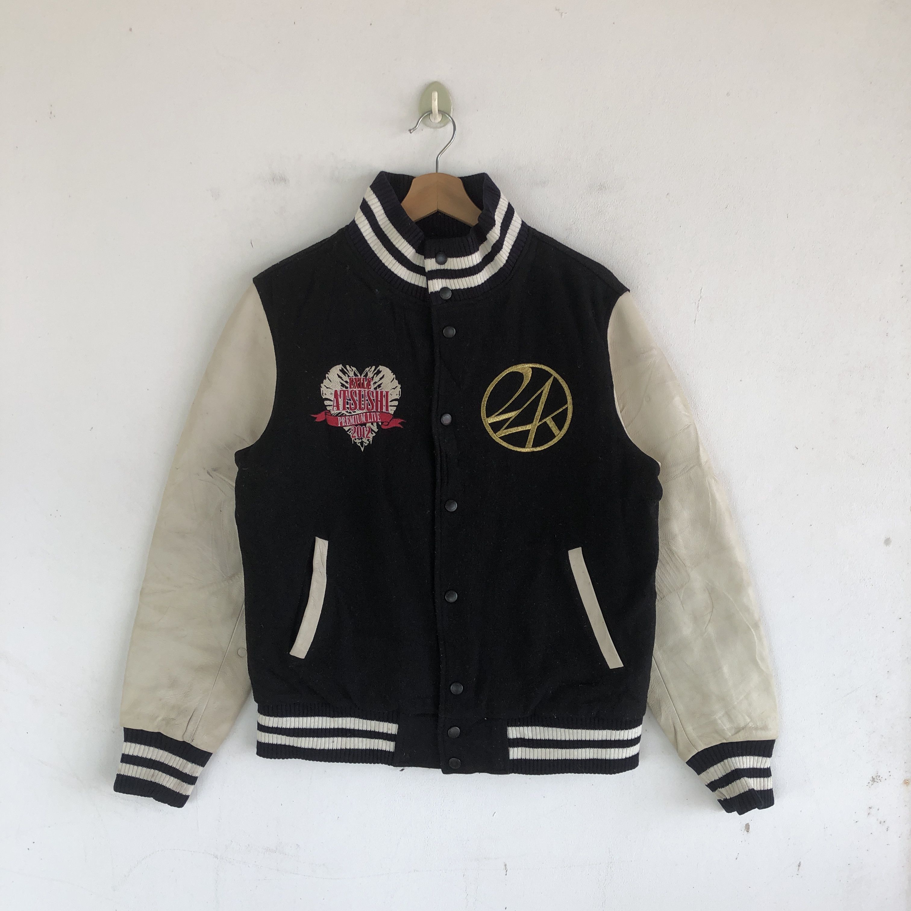 Other Vintage 24 Karats Varsity Jackets Letterman Leather Jacket Size US M / EU 48-50 / 2 - 2 Thumbnail