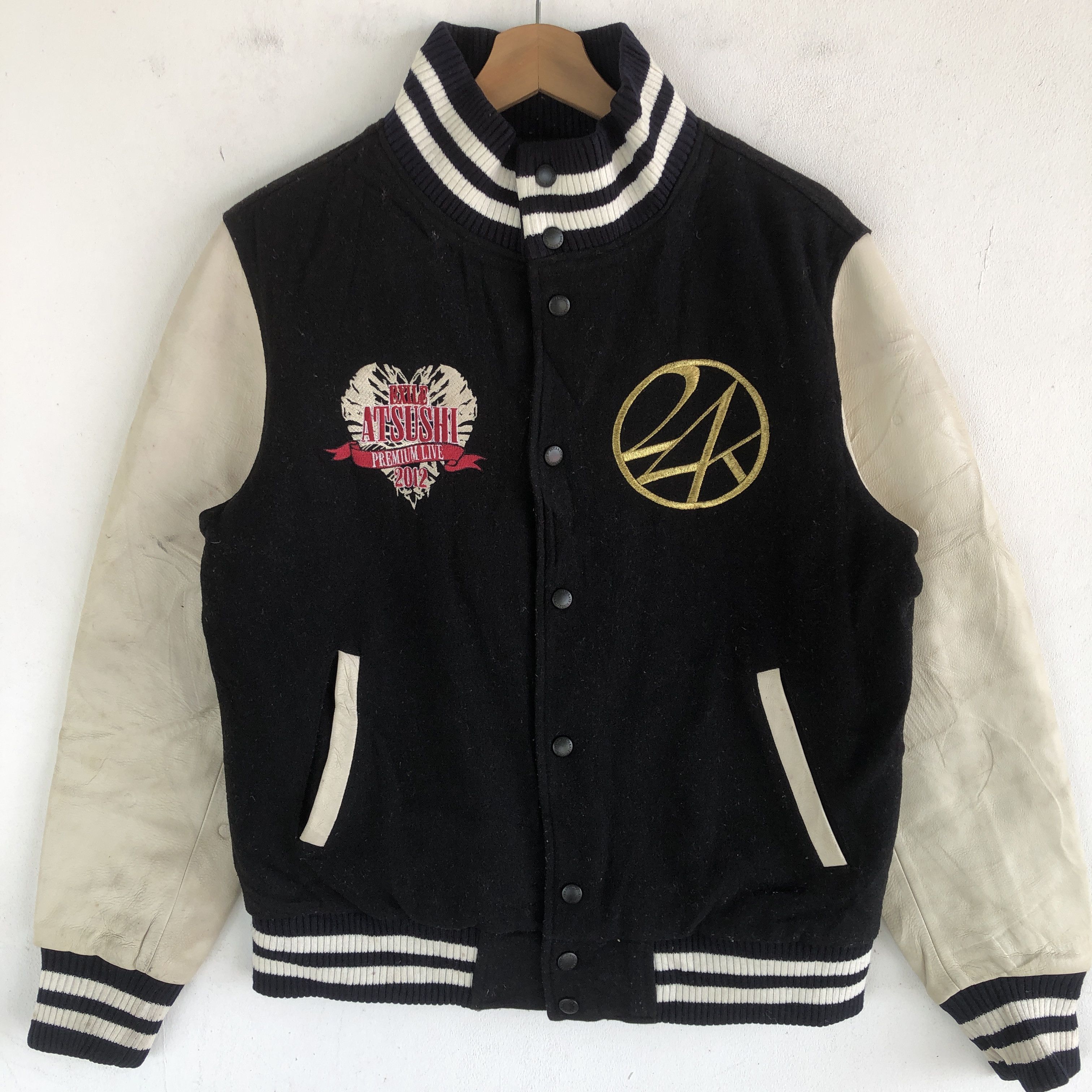 Other Vintage 24 Karats Varsity Jackets Letterman Leather Jacket Size US M / EU 48-50 / 2 - 5 Thumbnail
