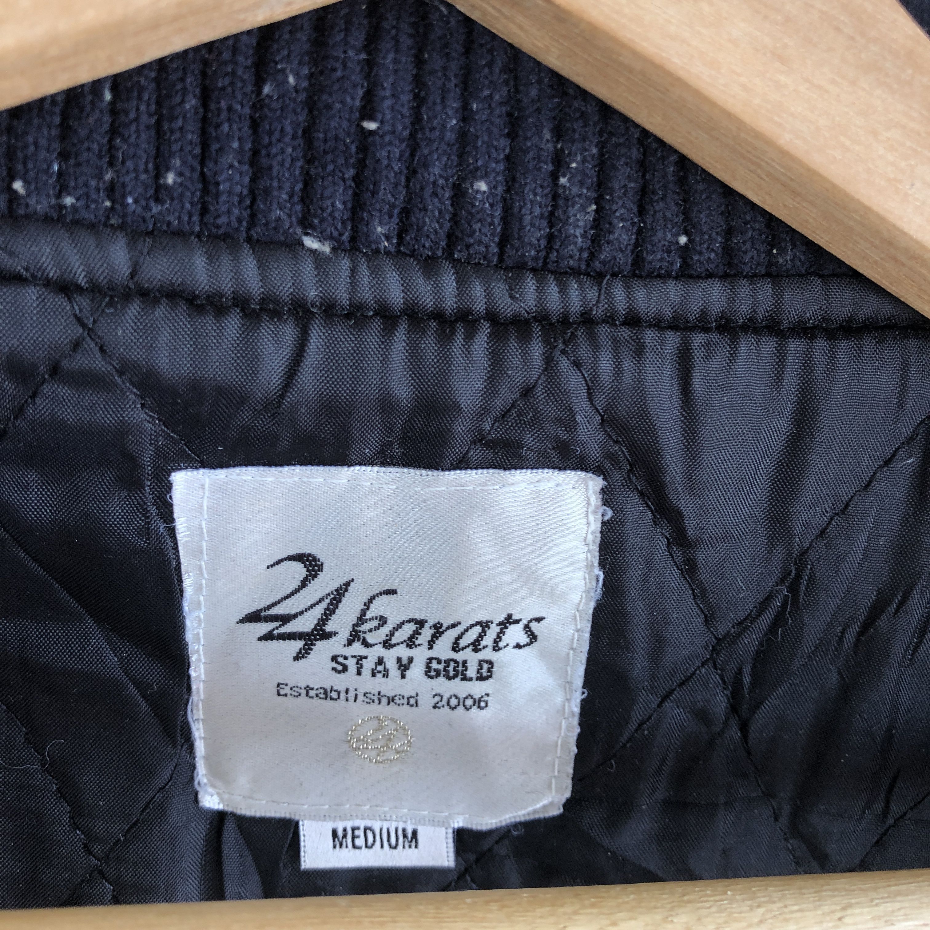 Other Vintage 24 Karats Varsity Jackets Letterman Leather Jacket Size US M / EU 48-50 / 2 - 12 Thumbnail
