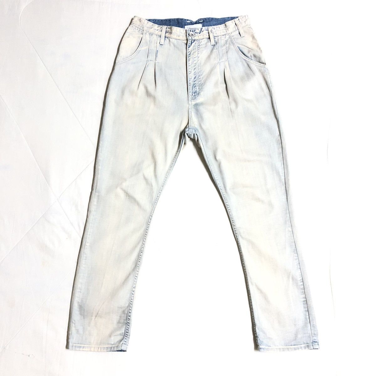 Issey Miyake × Ne-Net Ne-Net Ex Issey Miyake Indigo Dye Loose/Wide Denim Size US 30 / EU 46 - 1 Thumbnail