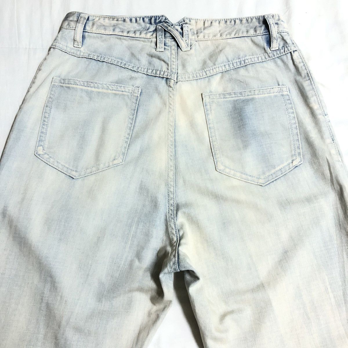 Issey Miyake × Ne-Net Ne-Net Ex Issey Miyake Indigo Dye Loose/Wide Denim Size US 30 / EU 46 - 12 Thumbnail
