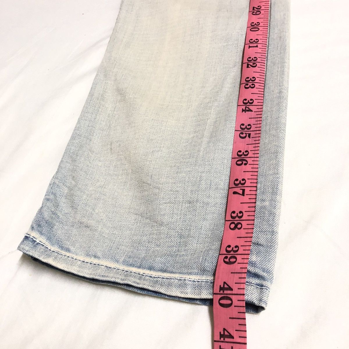 Issey Miyake × Ne-Net Ne-Net Ex Issey Miyake Indigo Dye Loose/Wide Denim Size US 30 / EU 46 - 9 Thumbnail