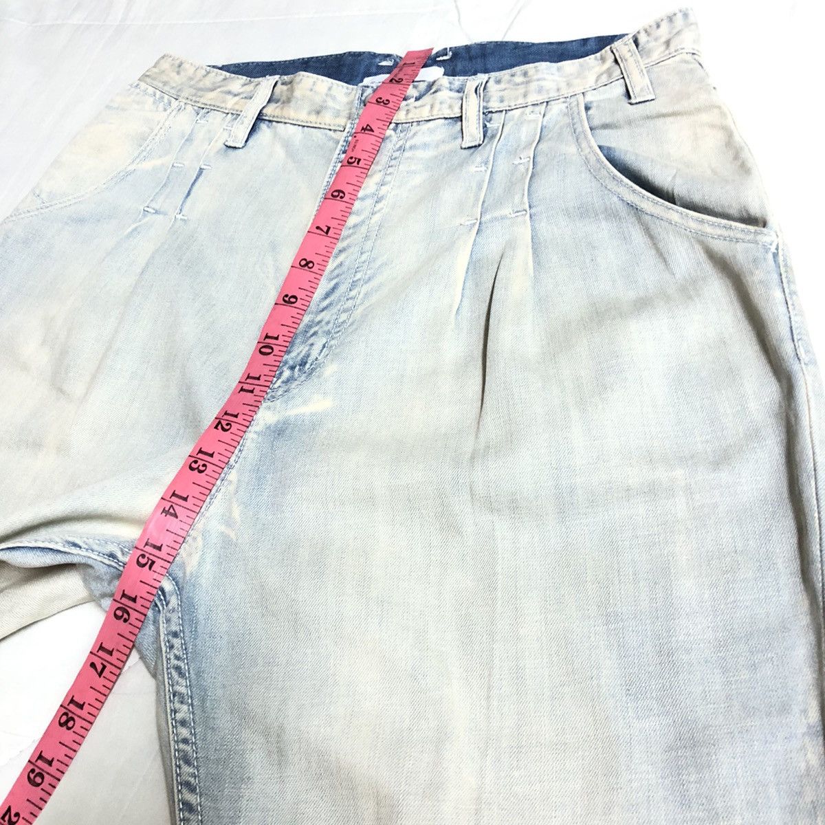 Issey Miyake × Ne-Net Ne-Net Ex Issey Miyake Indigo Dye Loose/Wide Denim Size US 30 / EU 46 - 7 Thumbnail