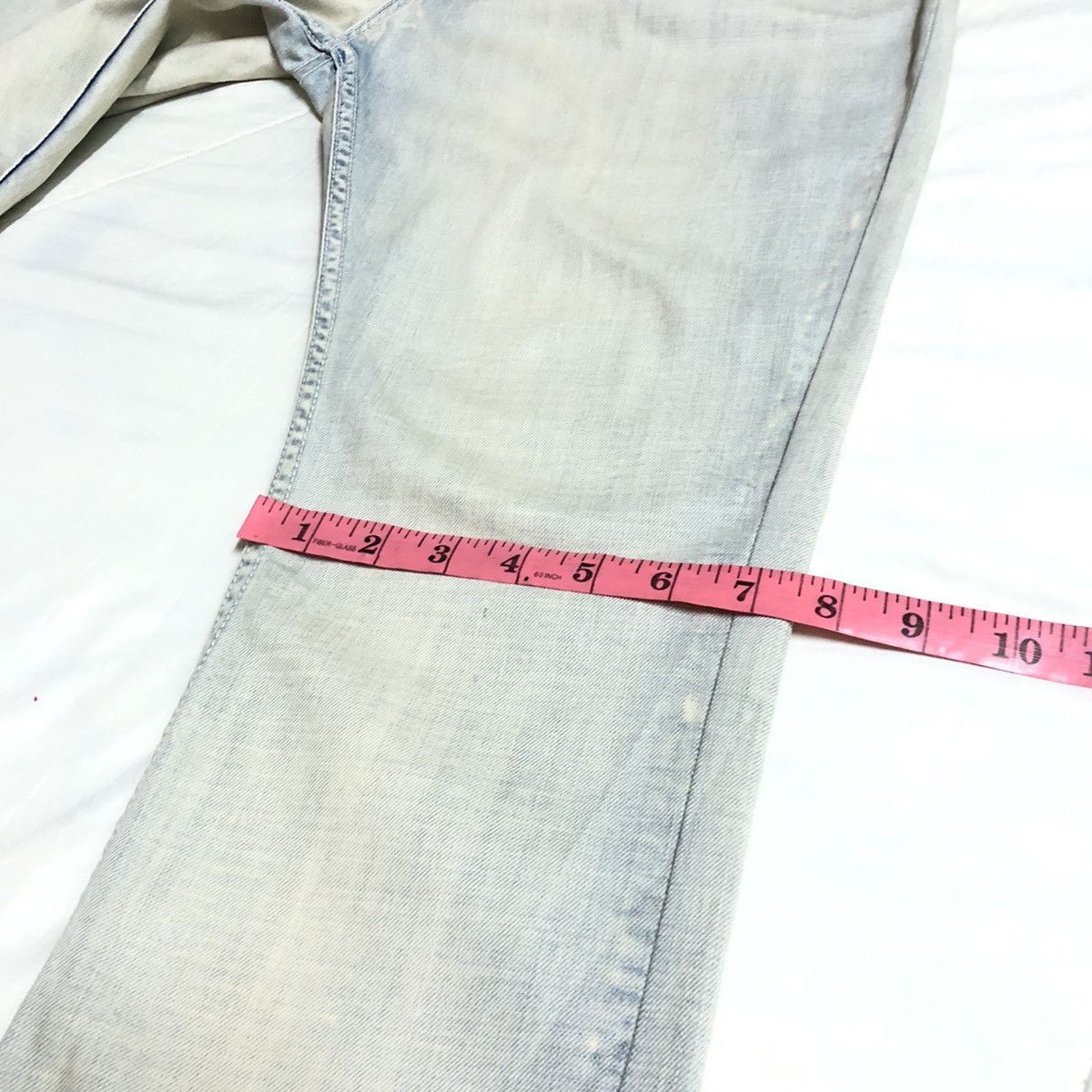 Issey Miyake × Ne-Net Ne-Net Ex Issey Miyake Indigo Dye Loose/Wide Denim Size US 30 / EU 46 - 10 Thumbnail