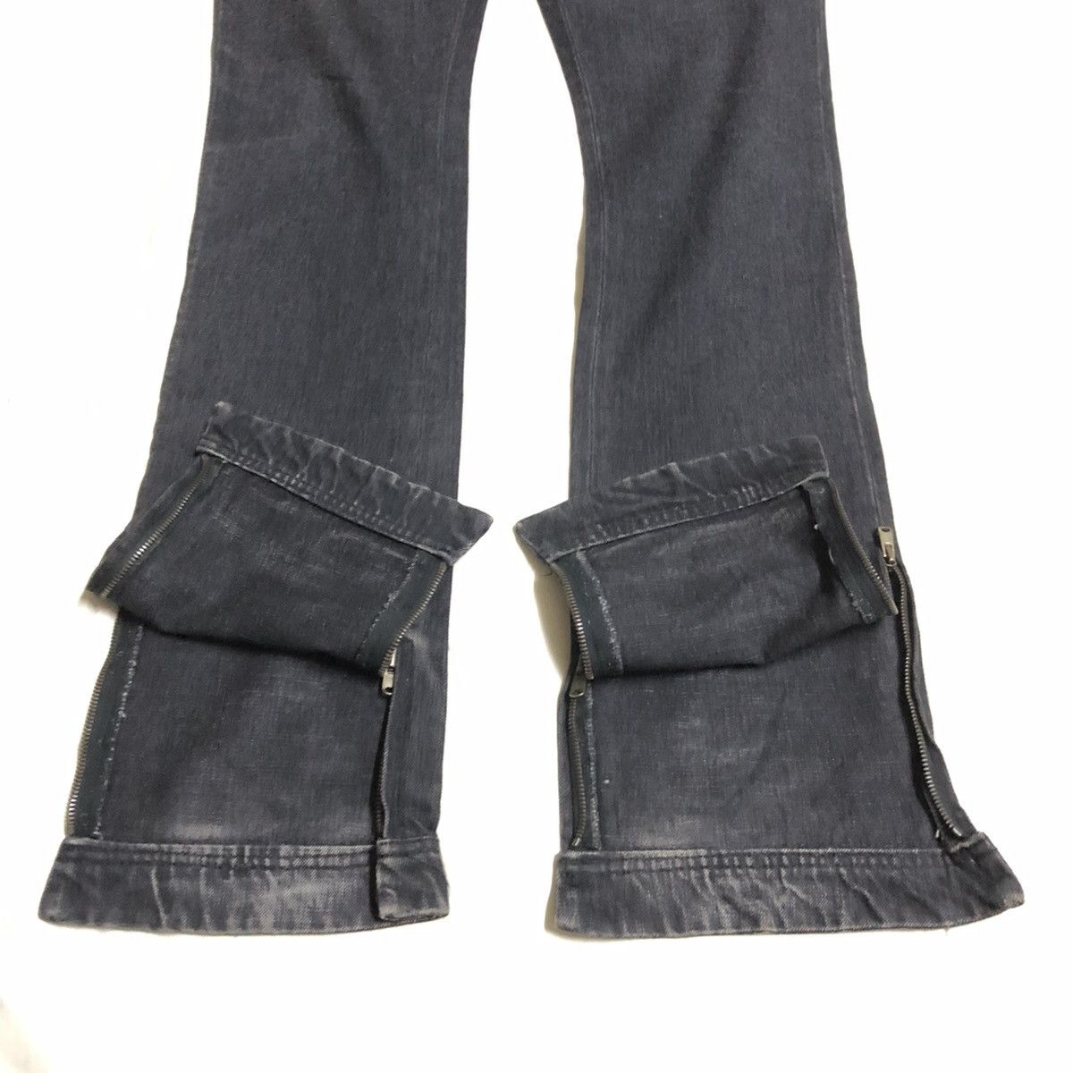 Japanese Brand Koromo x Rico Zipper Selvedge Flare Denim Size US 34 / EU 50 - 8 Thumbnail