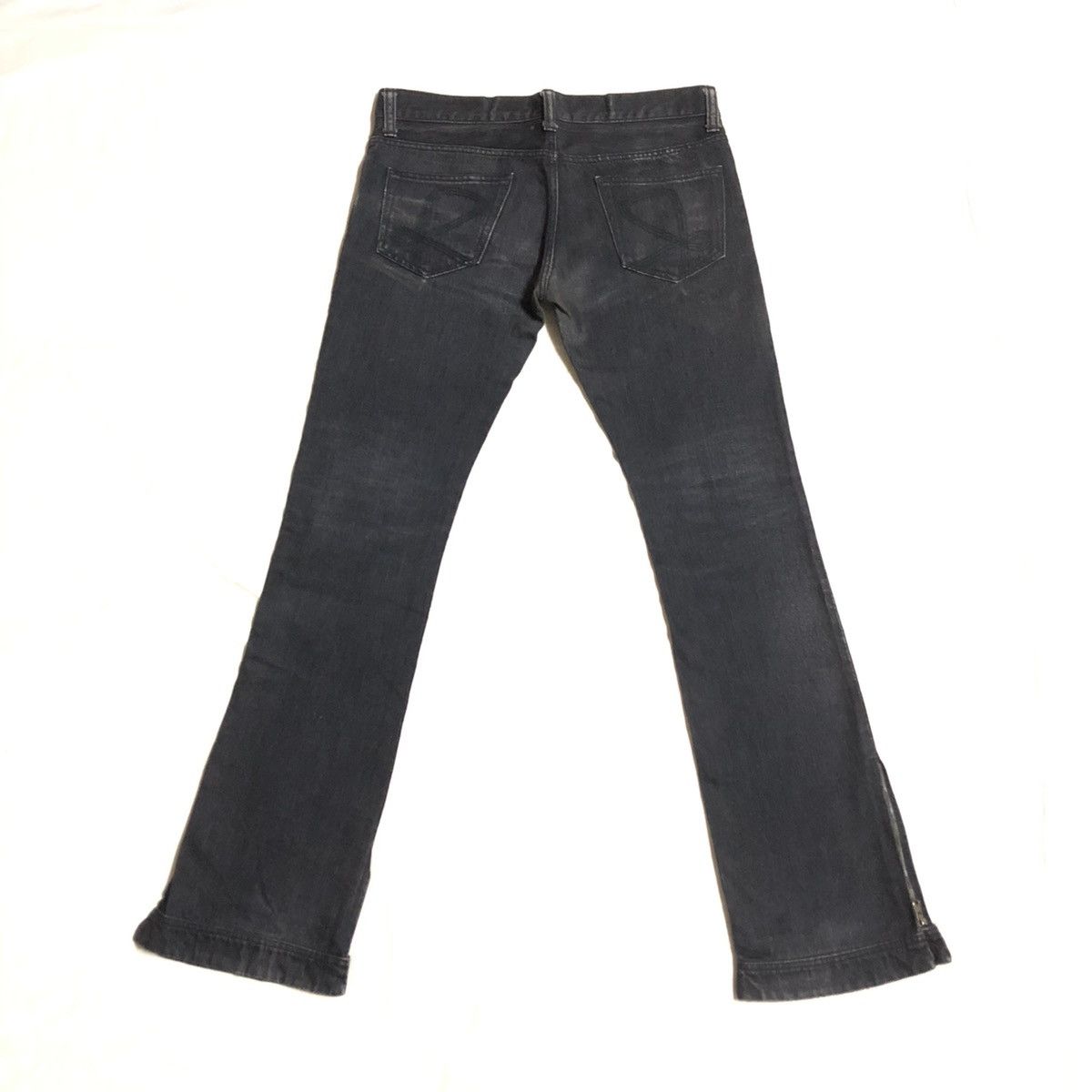 Japanese Brand Koromo x Rico Zipper Selvedge Flare Denim Size US 34 / EU 50 - 16 Thumbnail