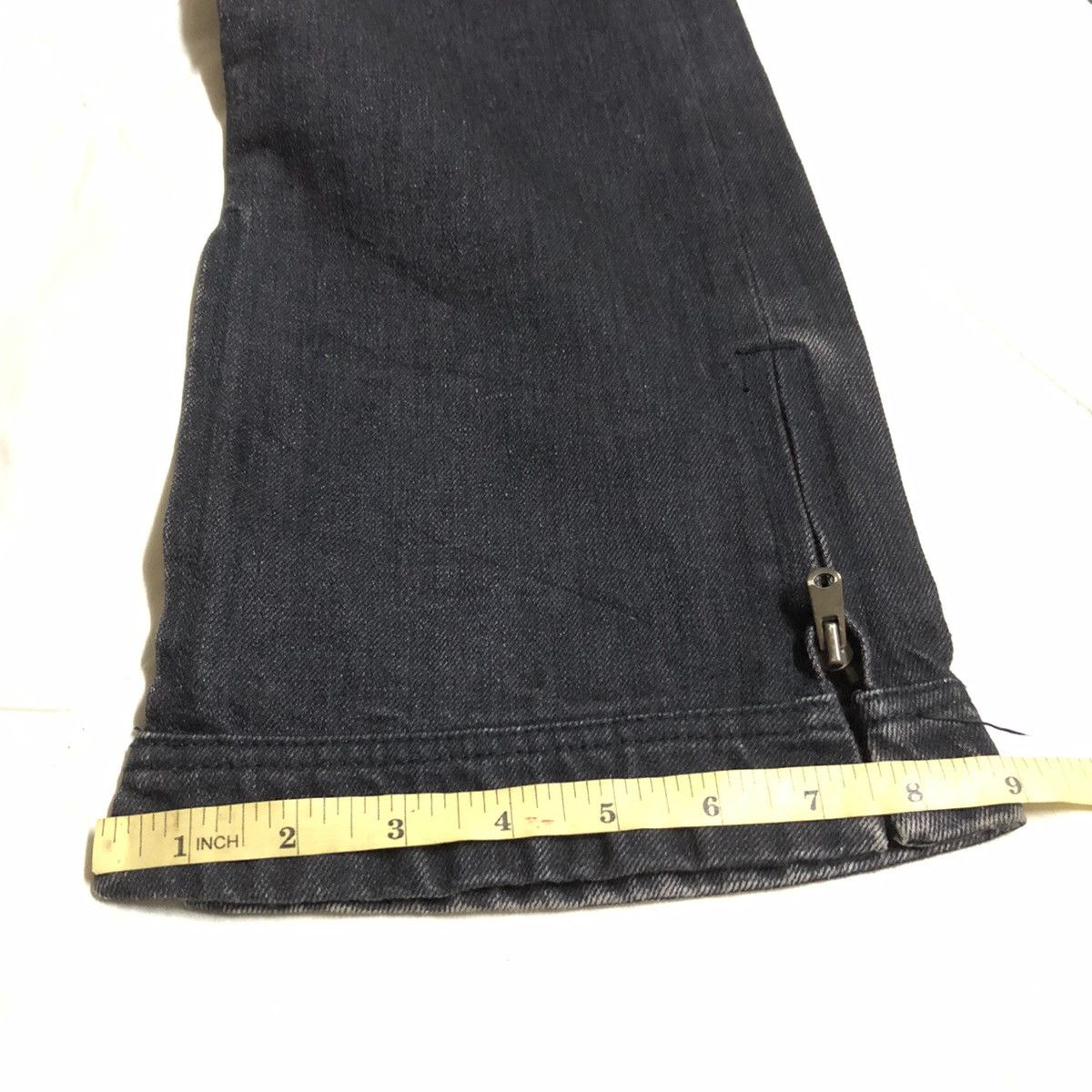 Japanese Brand Koromo x Rico Zipper Selvedge Flare Denim Size US 34 / EU 50 - 14 Thumbnail