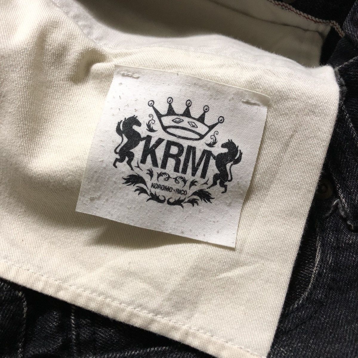 Japanese Brand Koromo x Rico Zipper Selvedge Flare Denim Size US 34 / EU 50 - 2 Thumbnail