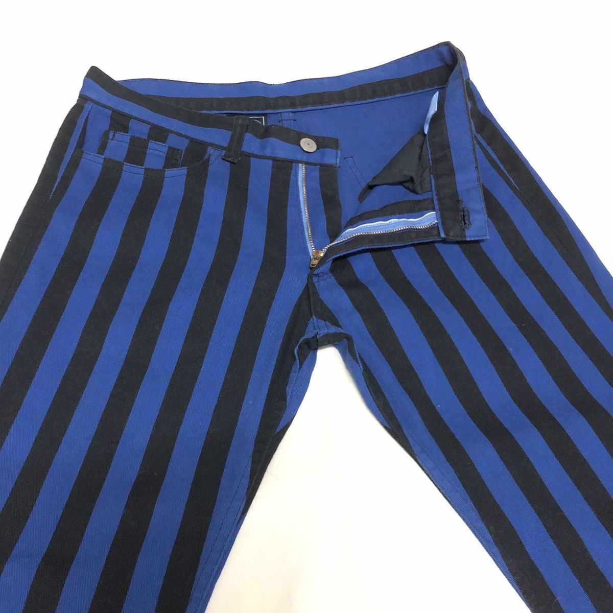 Japanese Brand × Seditionaries 666 Japan Brand Stretchable Stripe Denim Size US 30 / EU 46 - 4 Thumbnail