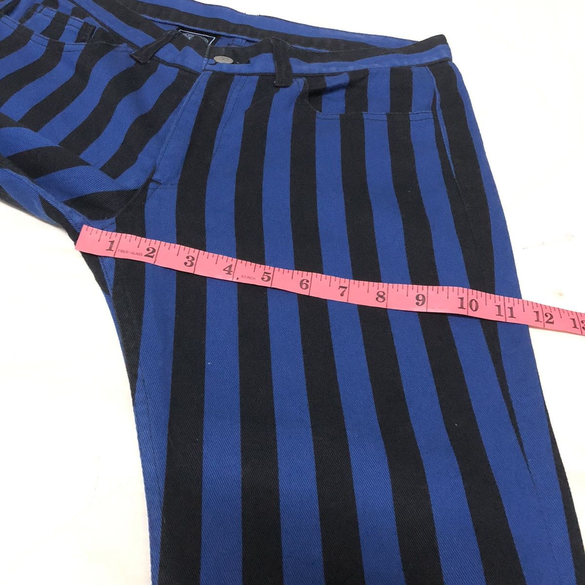 Japanese Brand × Seditionaries 666 Japan Brand Stretchable Stripe Denim Size US 30 / EU 46 - 7 Thumbnail