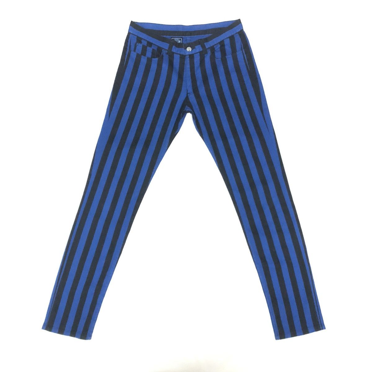 Japanese Brand × Seditionaries 666 Japan Brand Stretchable Stripe Denim Size US 30 / EU 46 - 1 Thumbnail