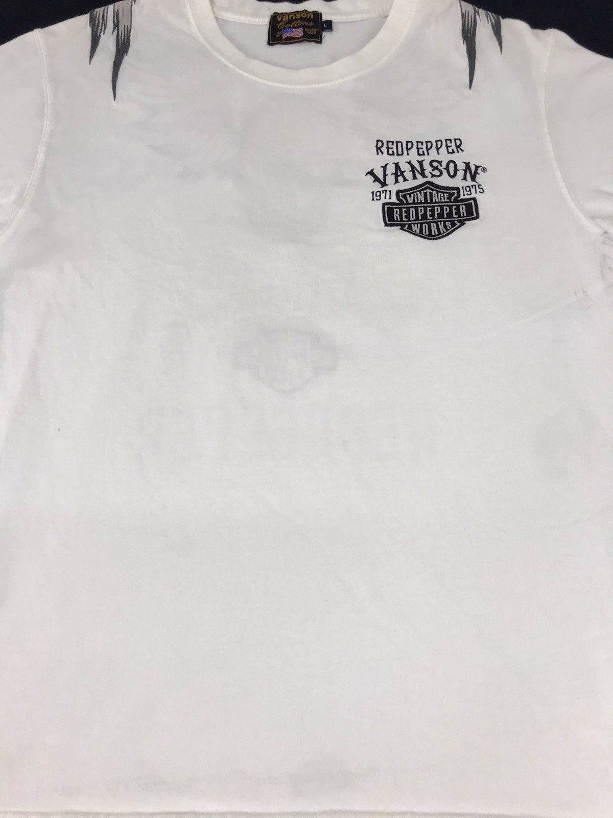 Vanson Leathers Vanson Leather X Red Pepper Boston Biker Skull Logo Size US M / EU 48-50 / 2 - 15 Thumbnail