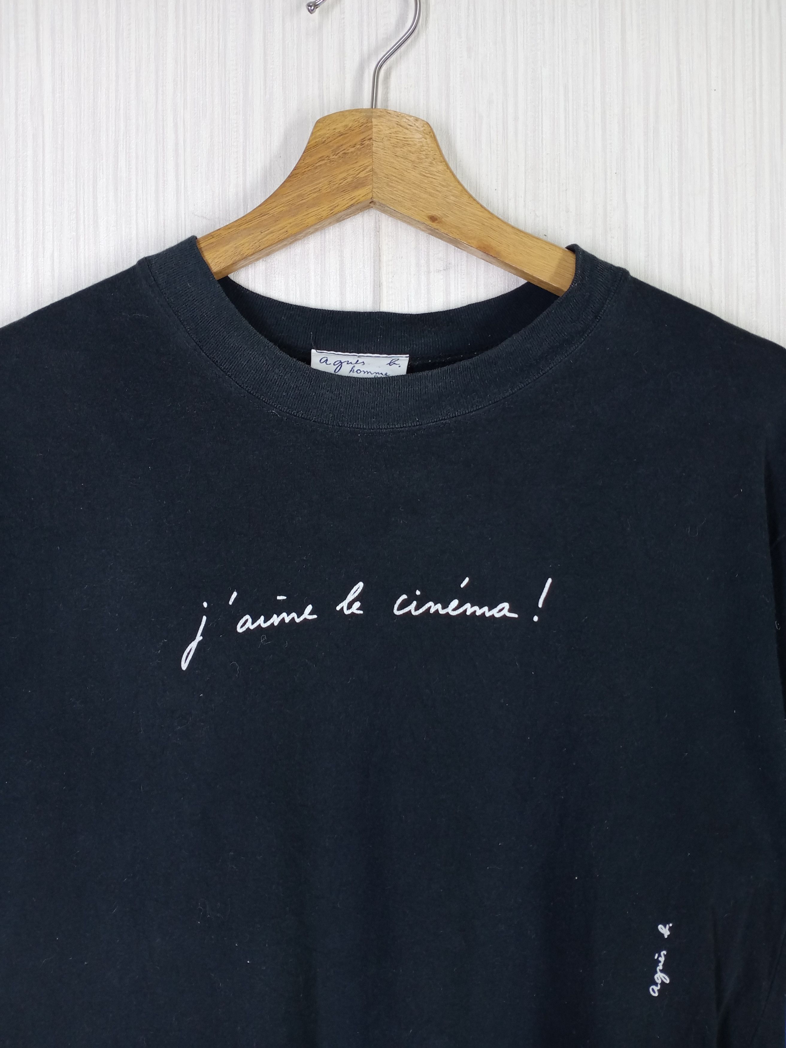 agnes b. Rare Vintage Agnes B Homme Paris Tshirt Size US M / EU 48-50 / 2 - 3 Thumbnail