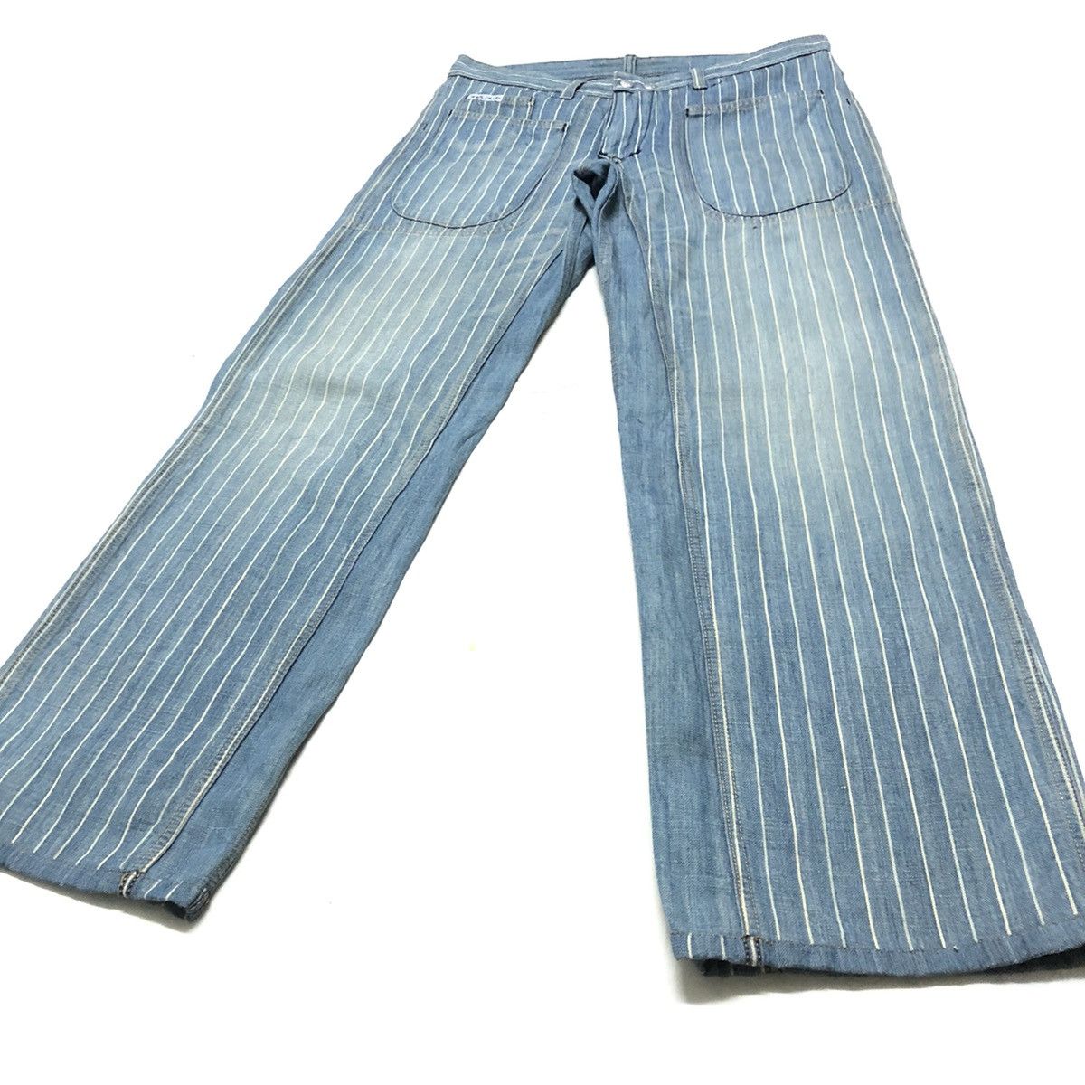 Hysteric Glamour × Japanese Brand Ozone Rocks By Hysteric Glamour Reversible Loose Wide Denim Size US 32 / EU 48 - 7 Thumbnail