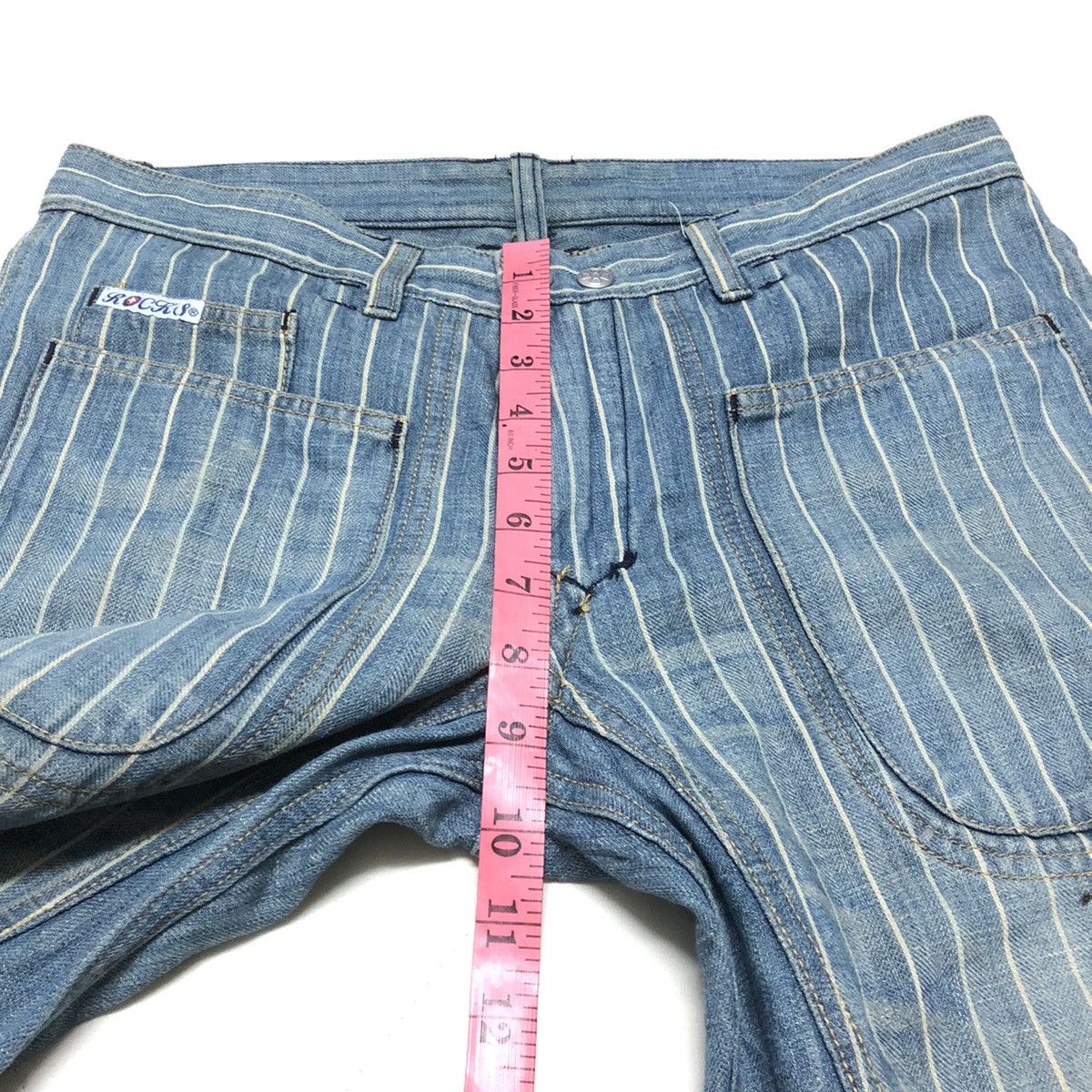 Hysteric Glamour × Japanese Brand Ozone Rocks By Hysteric Glamour Reversible Loose Wide Denim Size US 32 / EU 48 - 9 Thumbnail