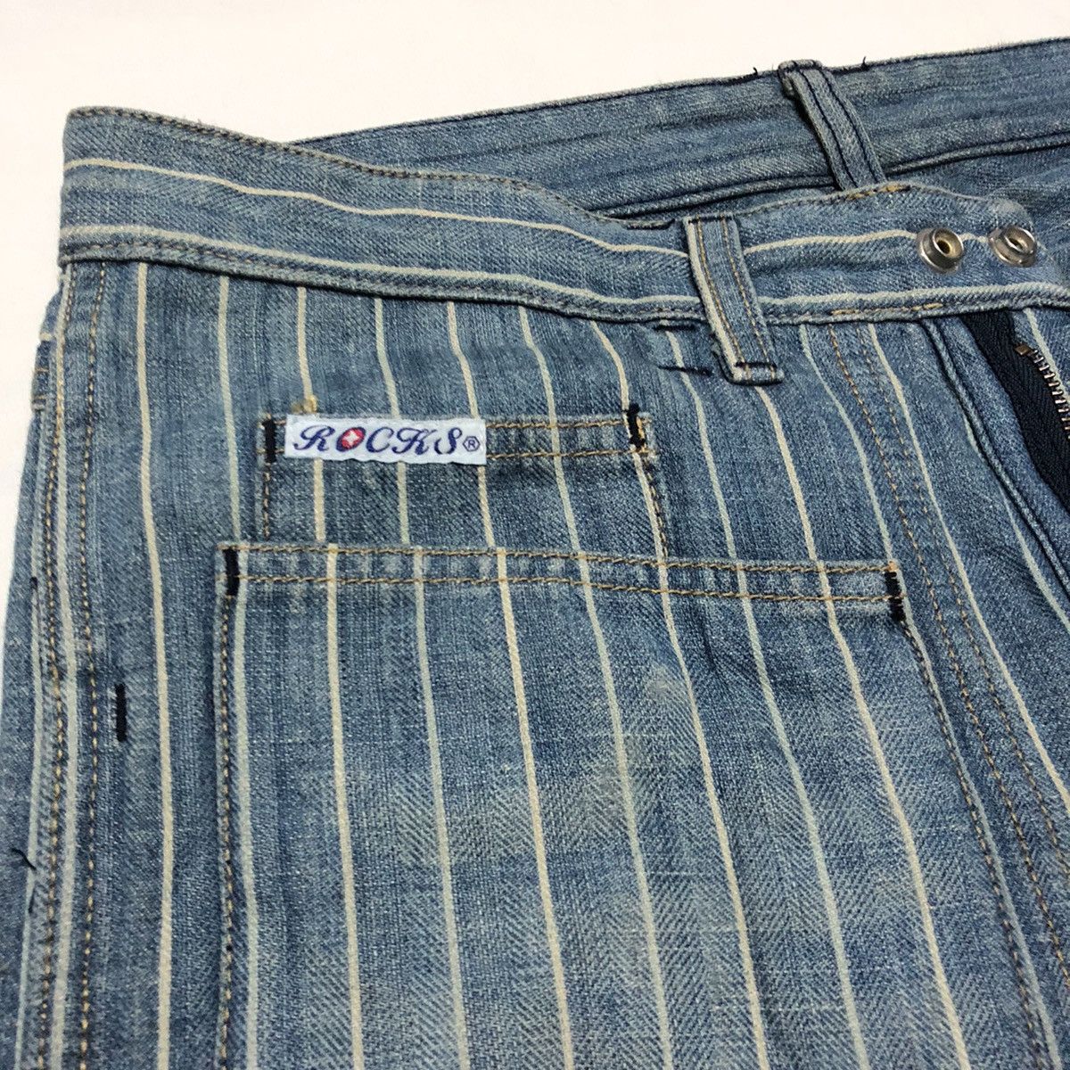 Hysteric Glamour × Japanese Brand Ozone Rocks By Hysteric Glamour Reversible Loose Wide Denim Size US 32 / EU 48 - 4 Thumbnail