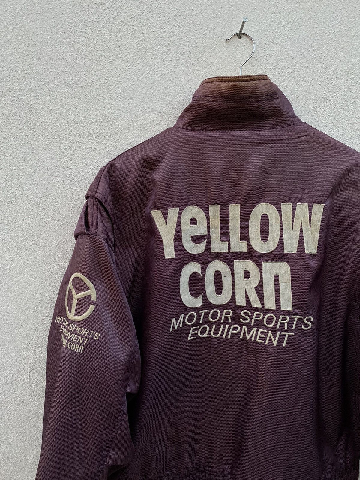 Vintage Vintage Yellow Corn big logo Racing jacket Size US L / EU 52-54 / 3 - 5 Thumbnail