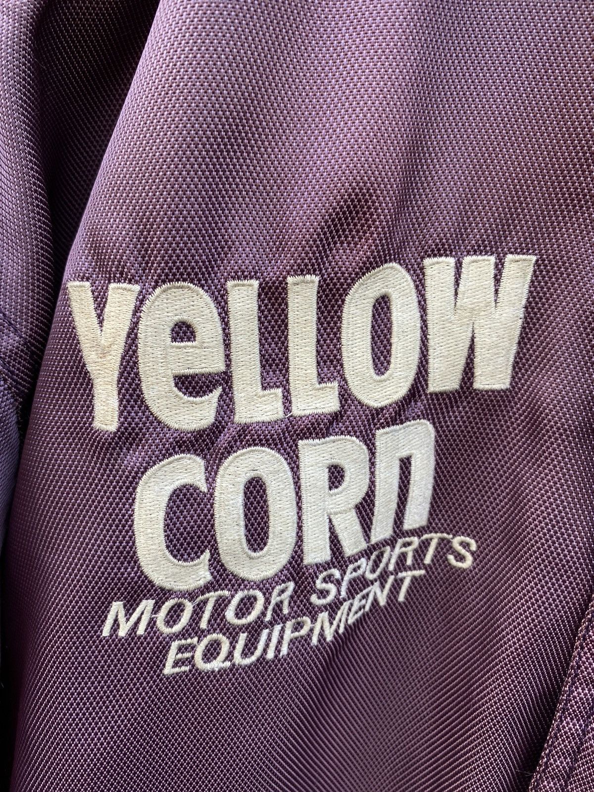Vintage Vintage Yellow Corn big logo Racing jacket Size US L / EU 52-54 / 3 - 7 Thumbnail