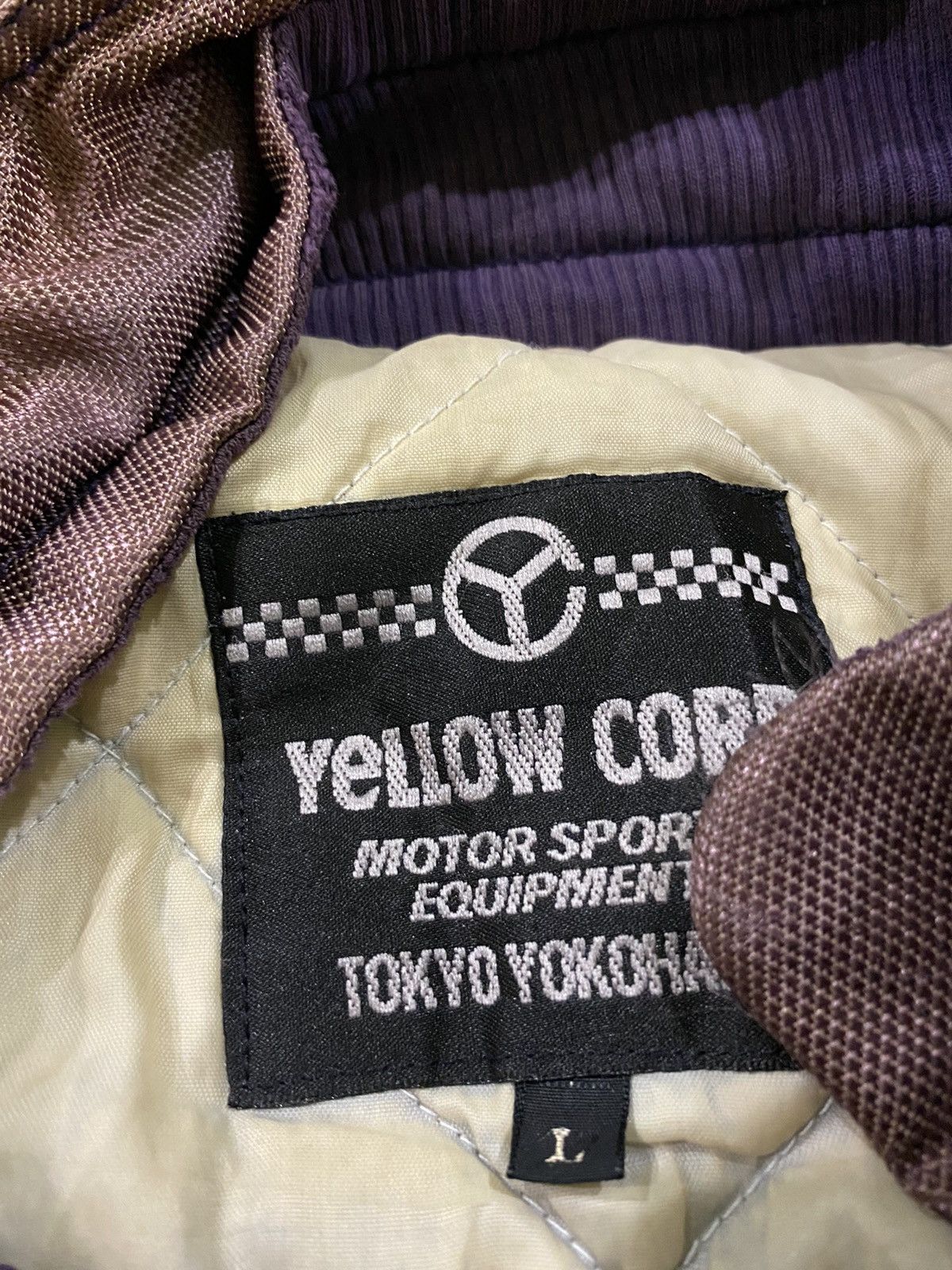 Vintage Vintage Yellow Corn big logo Racing jacket Size US L / EU 52-54 / 3 - 14 Thumbnail