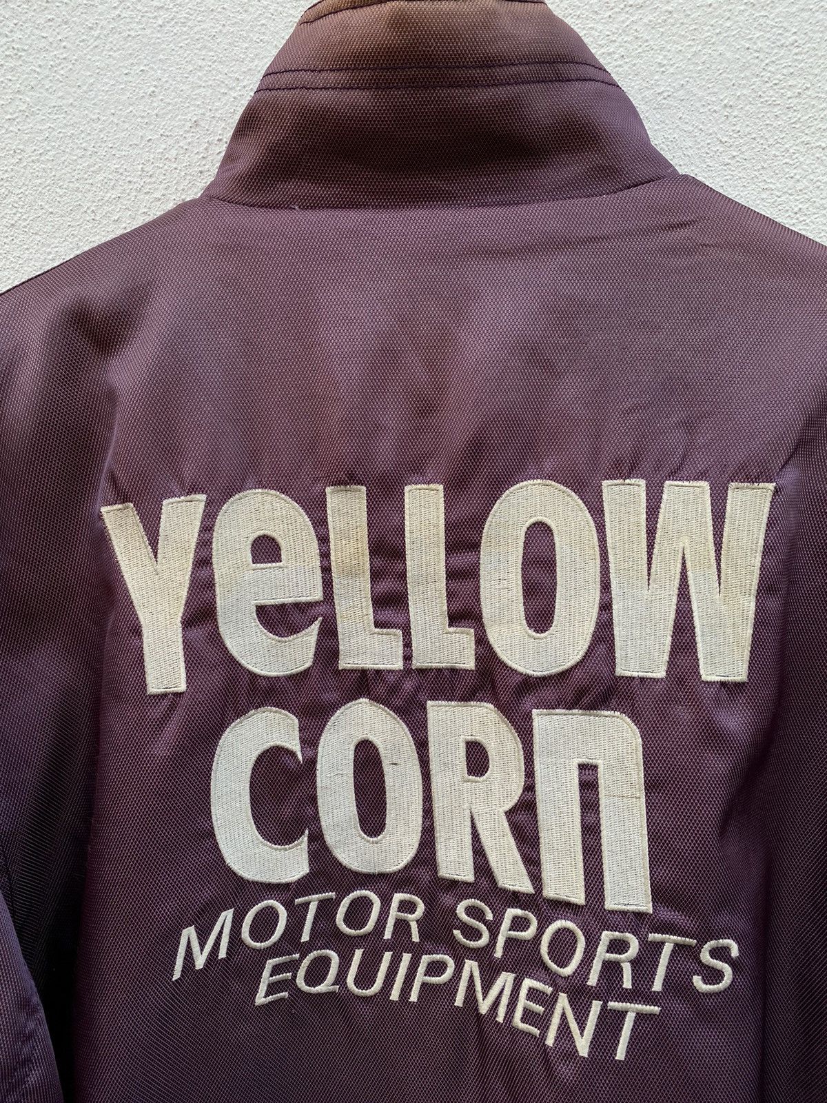 Vintage Vintage Yellow Corn big logo Racing jacket Size US L / EU 52-54 / 3 - 3 Thumbnail
