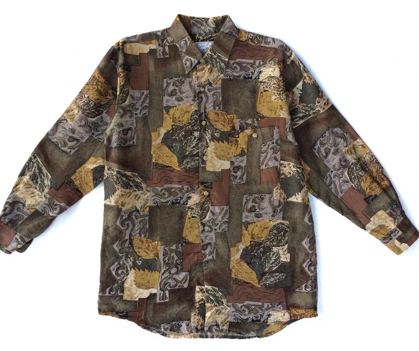Vintage Vintage Female Joley Printed Luxury Shirt Buttondown Size US M / EU 48-50 / 2 - 2 Thumbnail