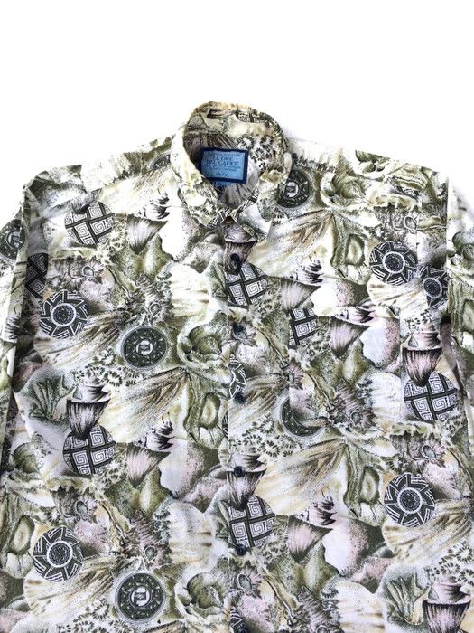 Japanese Brand Japanese Brand Le Ore Del Cafiot Overprint Shirt Button Up Size US L / EU 52-54 / 3 - 3 Thumbnail