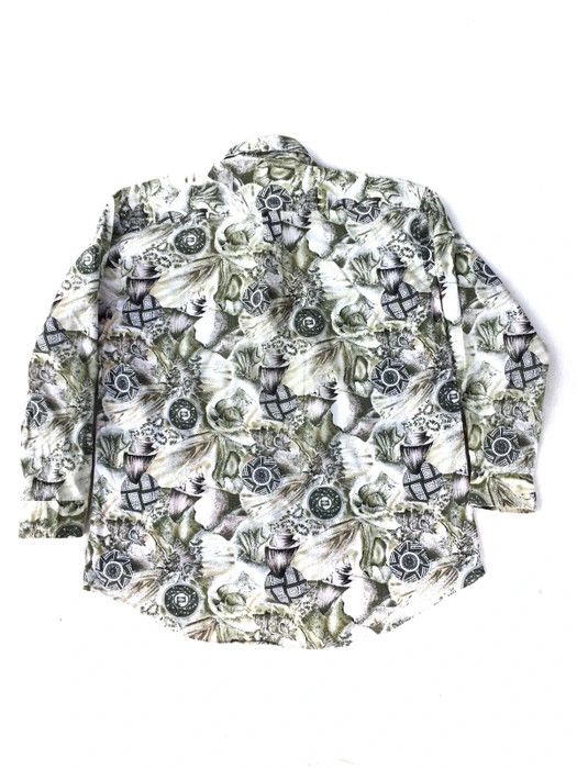 Japanese Brand Japanese Brand Le Ore Del Cafiot Overprint Shirt Button Up Size US L / EU 52-54 / 3 - 6 Thumbnail