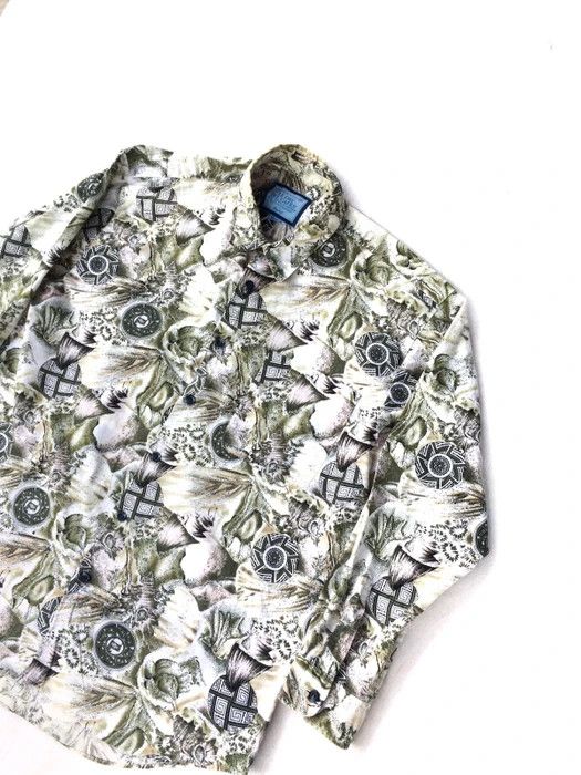 Japanese Brand Japanese Brand Le Ore Del Cafiot Overprint Shirt Button Up Size US L / EU 52-54 / 3 - 5 Thumbnail