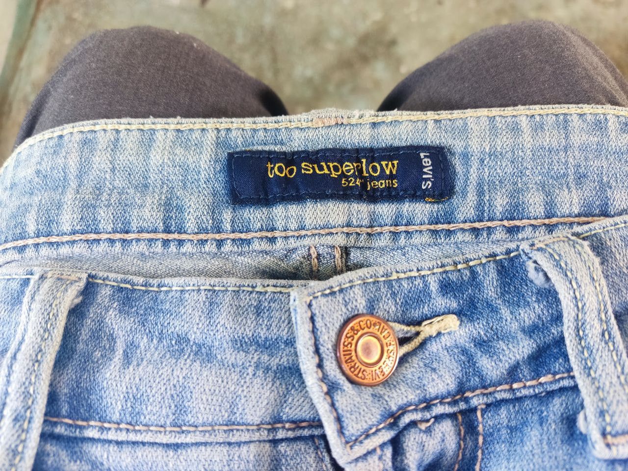 Levi's vintage levis 524 too superlow bootcut flare denim Size 32" / US 10 / IT 46 - 6 Thumbnail