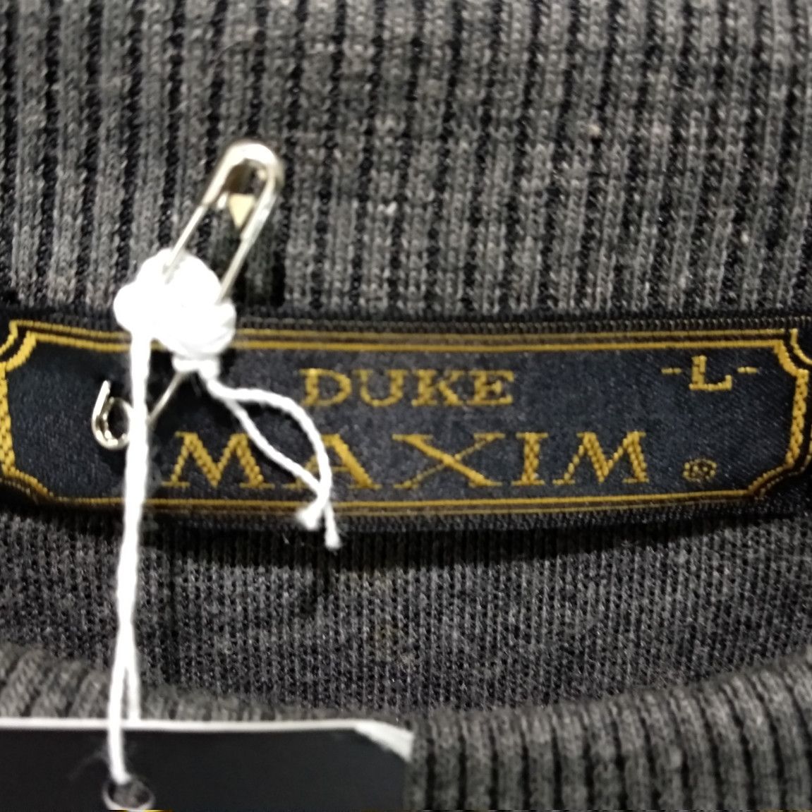 Japanese Brand Vintage 90's DUKE MAXIM Big Graphic Logo Sweatshirts Size US L / EU 52-54 / 3 - 13 Thumbnail