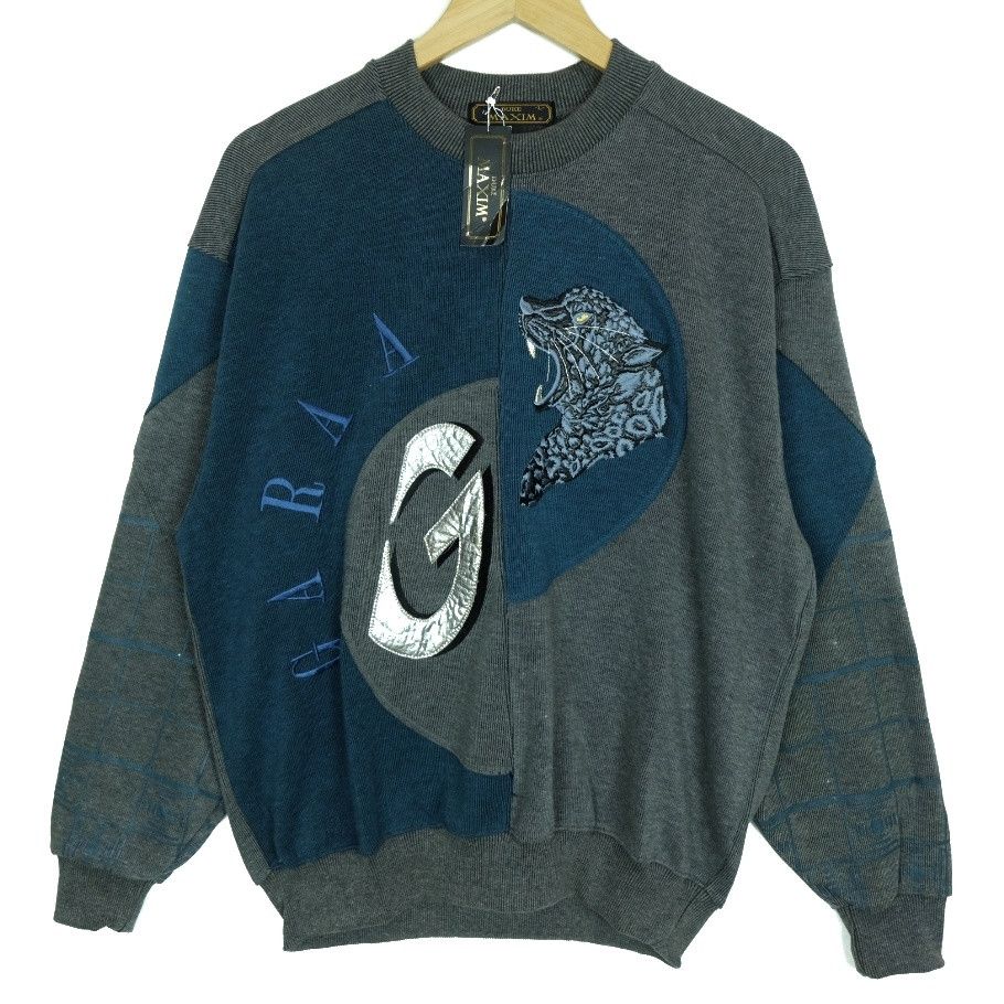 Japanese Brand Vintage 90's DUKE MAXIM Big Graphic Logo Sweatshirts Size US L / EU 52-54 / 3 - 2 Thumbnail