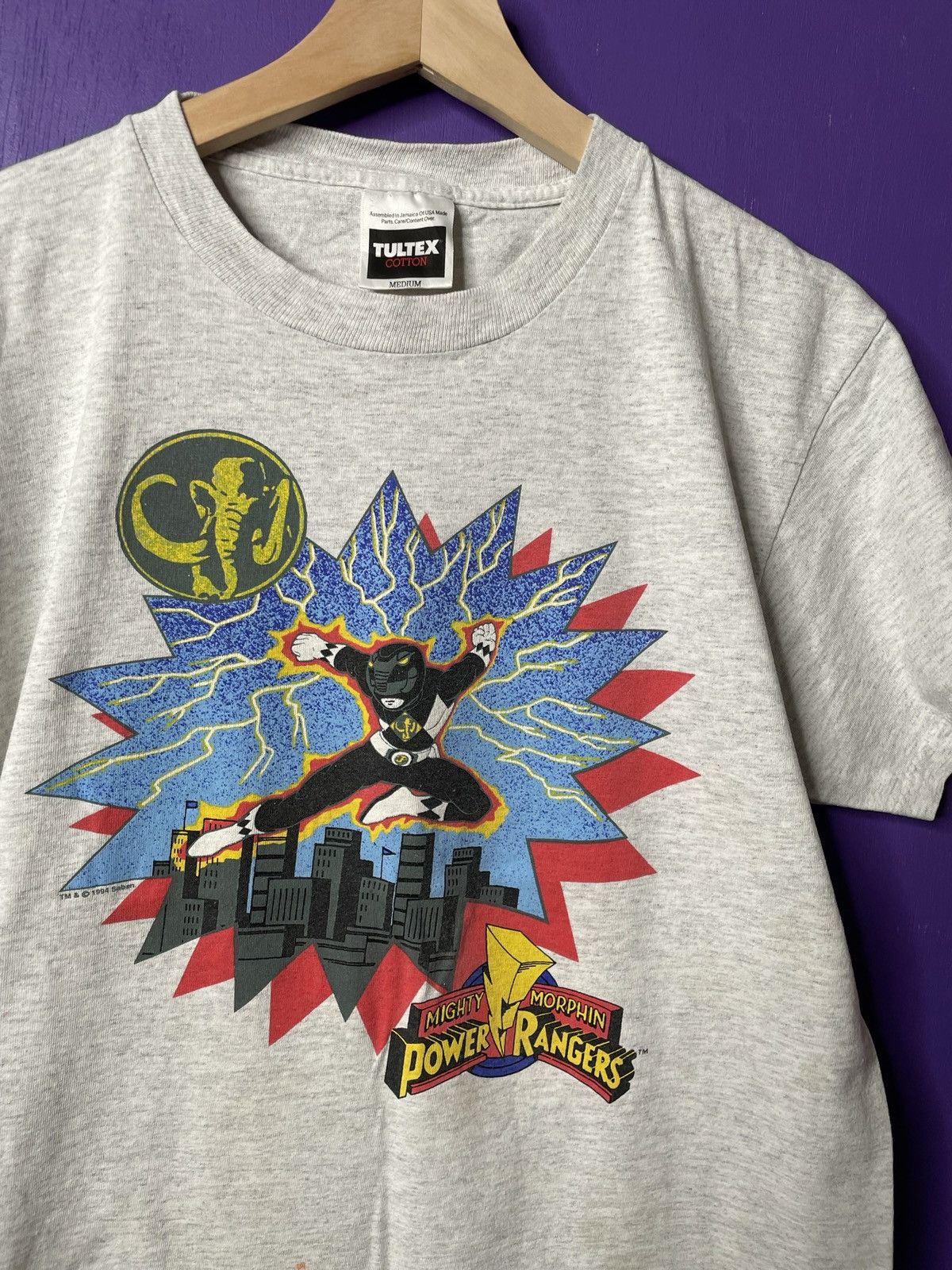 Vintage Vintage Power rangers mighty morphing explosion t-shirt Size US M / EU 48-50 / 2 - 3 Thumbnail