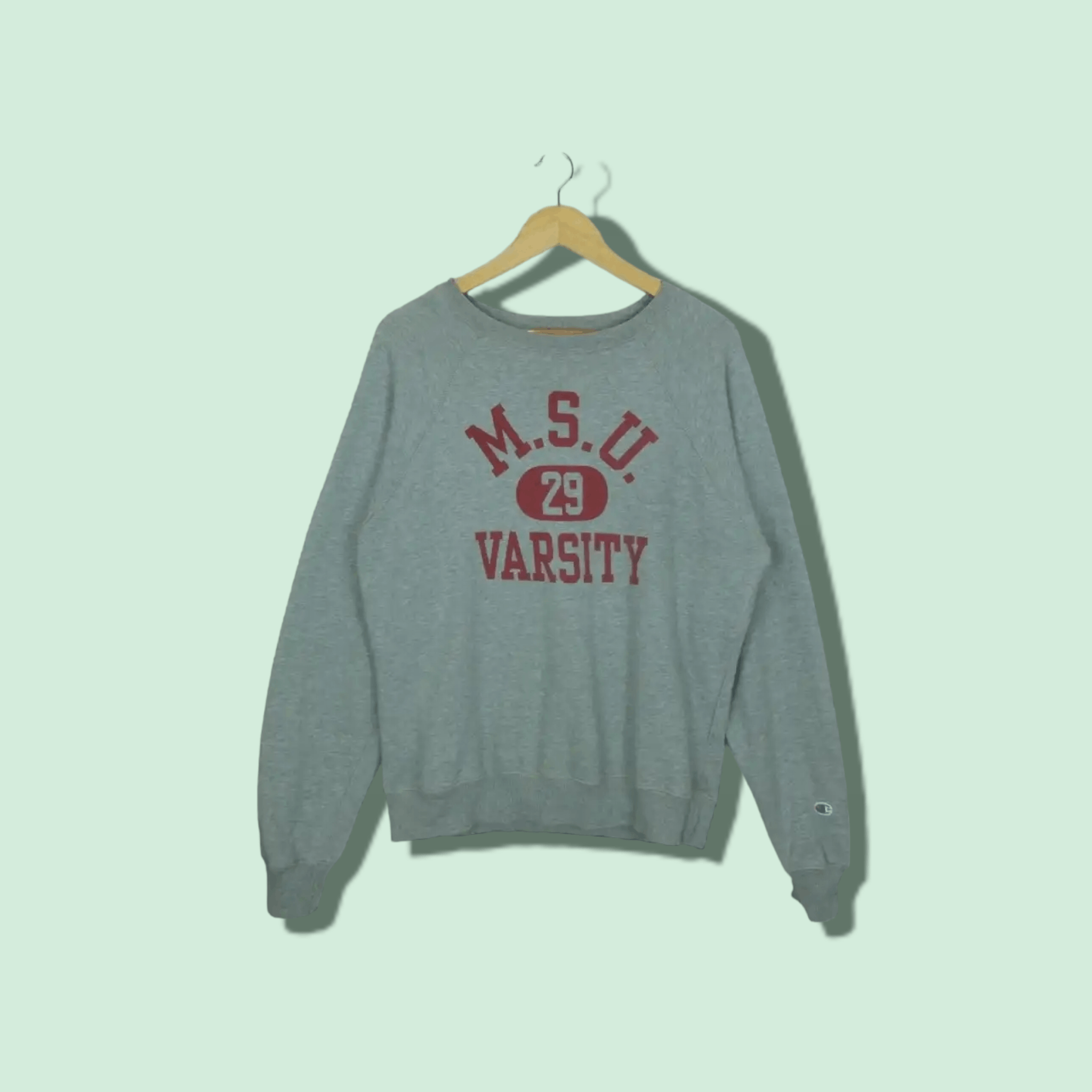 Champion CHAMPION MSU Varsity University College Jumper Sweatshirts Size US L / EU 52-54 / 3 - 1 Thumbnail