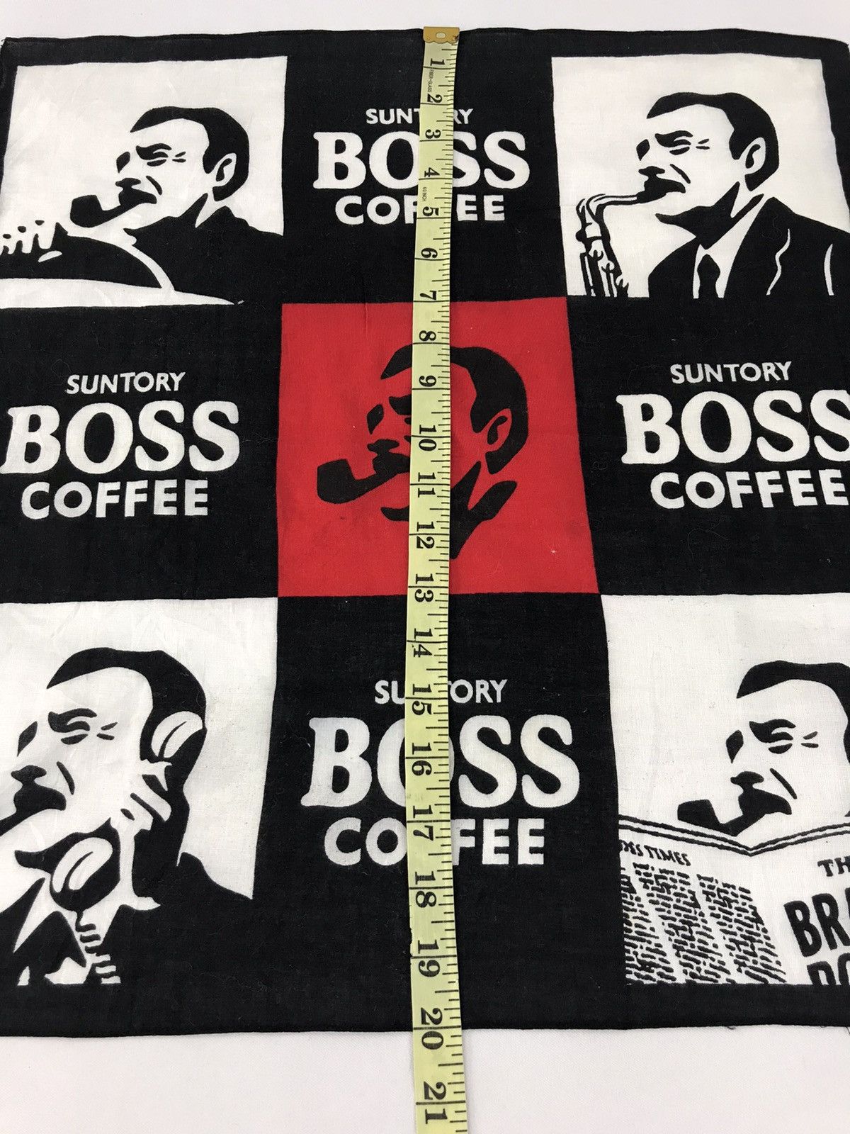 Japanese Brand × Other × Vintage Vintage Suntory Boss Coffee Handkerchief Pocket Square Ovp Size ONE SIZE - 5 Thumbnail