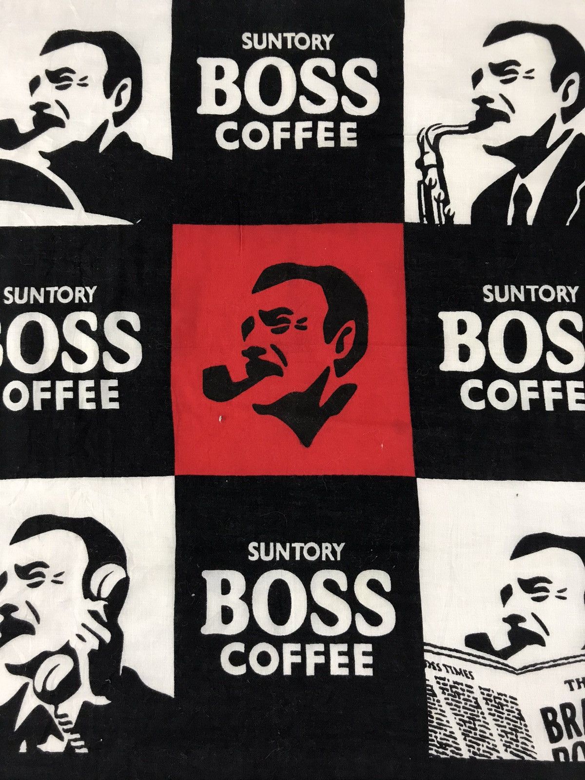 Japanese Brand × Other × Vintage Vintage Suntory Boss Coffee Handkerchief Pocket Square Ovp Size ONE SIZE - 3 Thumbnail