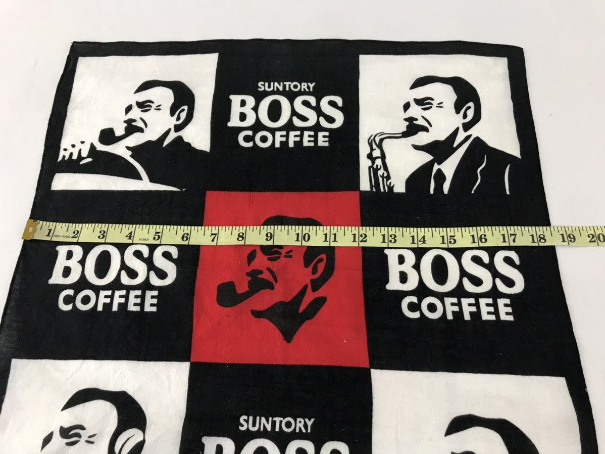 Japanese Brand × Other × Vintage Vintage Suntory Boss Coffee Handkerchief Pocket Square Ovp Size ONE SIZE - 4 Thumbnail